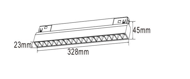 Smart Track LED and Light YND-miniLED01-12W - Smart Track Lighting - ebarza Furniture UAE | Shop Modern Furniture in Abu Dhabi & Dubai - مفروشات ايبازرا في الامارات | تسوق اثاث عصري وديكورات مميزة في دبي وابوظبي