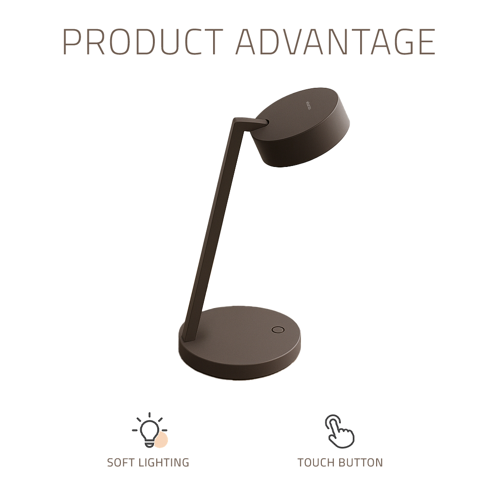 Smokestone Table Lamp LWT537 SC - Desk/table Lamps - ebarza Furniture UAE | Shop Modern Furniture in Abu Dhabi & Dubai - مفروشات ايبازرا في الامارات | تسوق اثاث عصري وديكورات مميزة في دبي وابوظبي