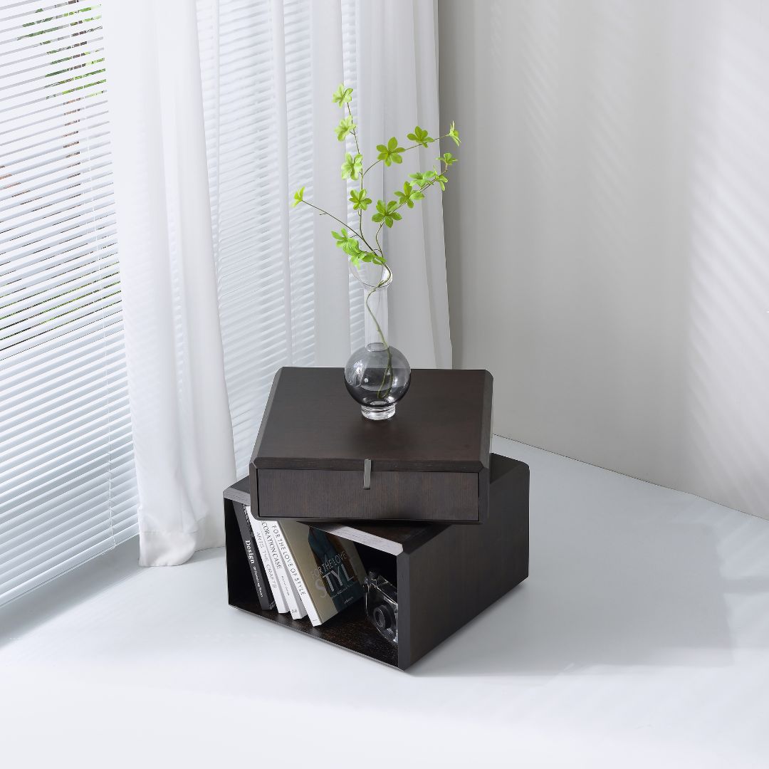 Smoky Side Table - JK-T68 - Side Tables - ebarza Furniture UAE | Shop Modern Furniture in Abu Dhabi & Dubai - مفروشات ايبازرا في الامارات | تسوق اثاث عصري وديكورات مميزة في دبي وابوظبي