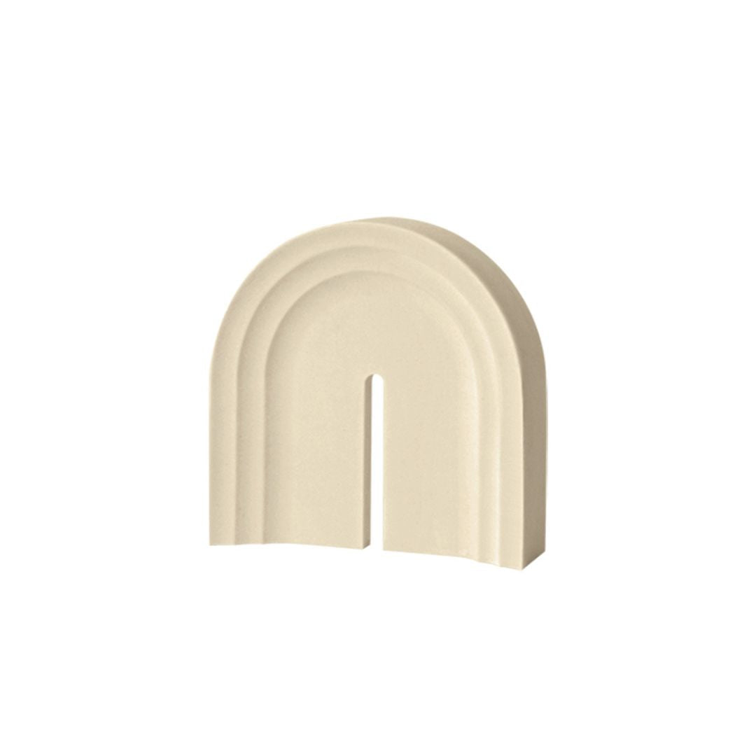 Soft sand-colored ornament tray and towel tray from BEACON, showcasing a sleek, rectangular design with smooth edges.