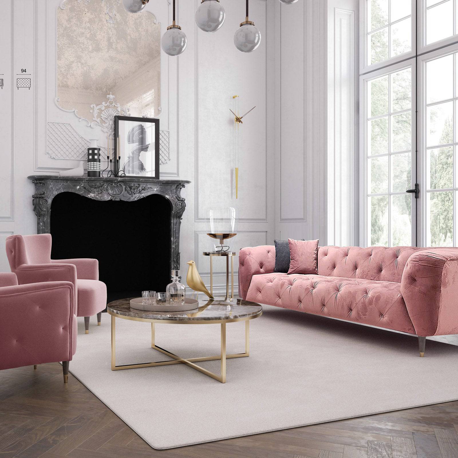 Soho Sofa Soho008 - Sofas - ebarza Furniture UAE | Shop Modern Furniture in Abu Dhabi & Dubai - مفروشات ايبازرا في الامارات | تسوق اثاث عصري وديكورات مميزة في دبي وابوظبي