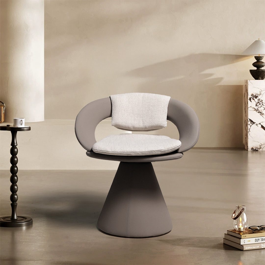 Pre-order 75 Days Delivery Soren Swivel Dining Chair PZ-101-D - Chairs - ebarza Furniture UAE | Shop Modern Furniture in Abu Dhabi & Dubai - مفروشات ايبازرا في الامارات | تسوق اثاث عصري وديكورات مميزة في دبي وابوظبي