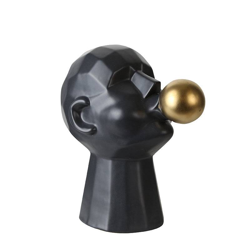 Spit Bubbles Decoration-Black Fa-D2043B - Home Decor Figurines - ebarza Furniture UAE | Shop Modern Furniture in Abu Dhabi & Dubai - مفروشات ايبازرا في الامارات | تسوق اثاث عصري وديكورات مميزة في دبي وابوظبي