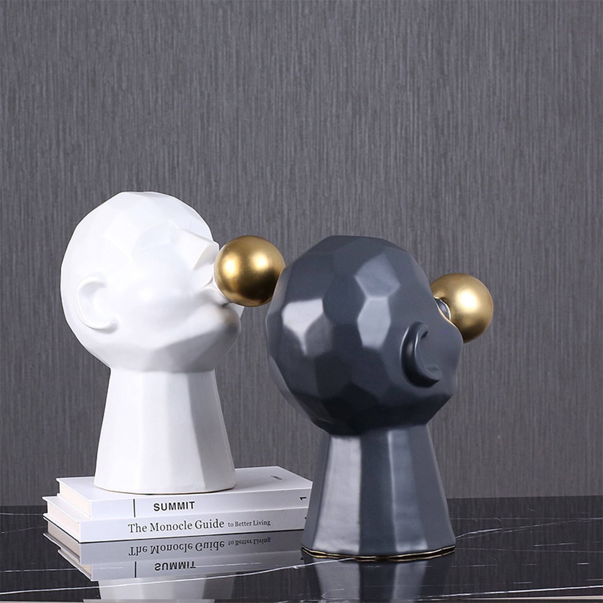 Spit Bubbles Decoration-Black Fa-D2043B - Home Decor Figurines - ebarza Furniture UAE | Shop Modern Furniture in Abu Dhabi & Dubai - مفروشات ايبازرا في الامارات | تسوق اثاث عصري وديكورات مميزة في دبي وابوظبي