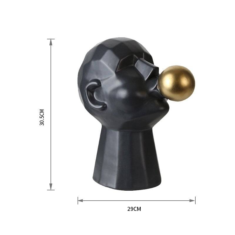 Spit Bubbles Decoration-Black Fa-D2043B - Home Decor Figurines - ebarza Furniture UAE | Shop Modern Furniture in Abu Dhabi & Dubai - مفروشات ايبازرا في الامارات | تسوق اثاث عصري وديكورات مميزة في دبي وابوظبي