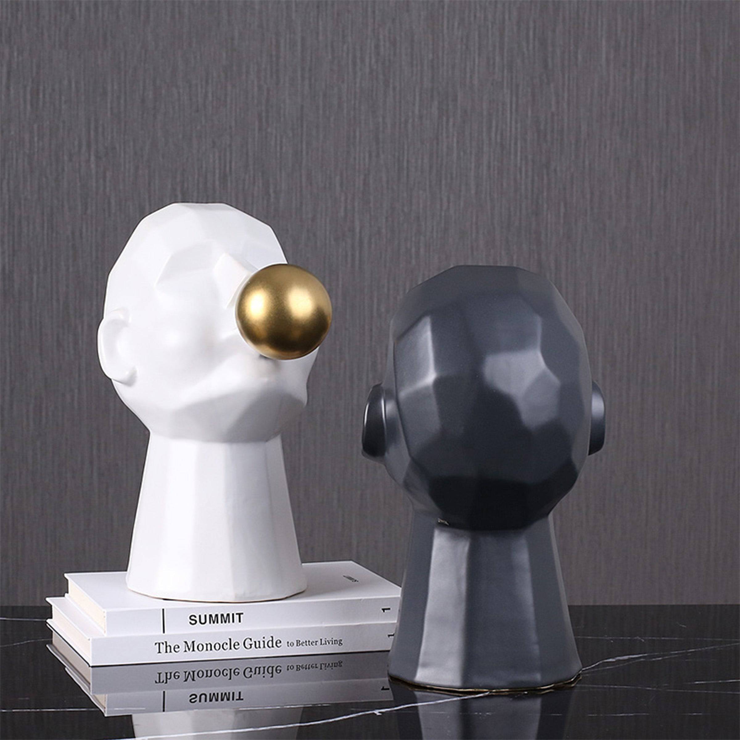 Spit Bubbles Decoration-Black Fa-D2043B - Home Decor Figurines - ebarza Furniture UAE | Shop Modern Furniture in Abu Dhabi & Dubai - مفروشات ايبازرا في الامارات | تسوق اثاث عصري وديكورات مميزة في دبي وابوظبي