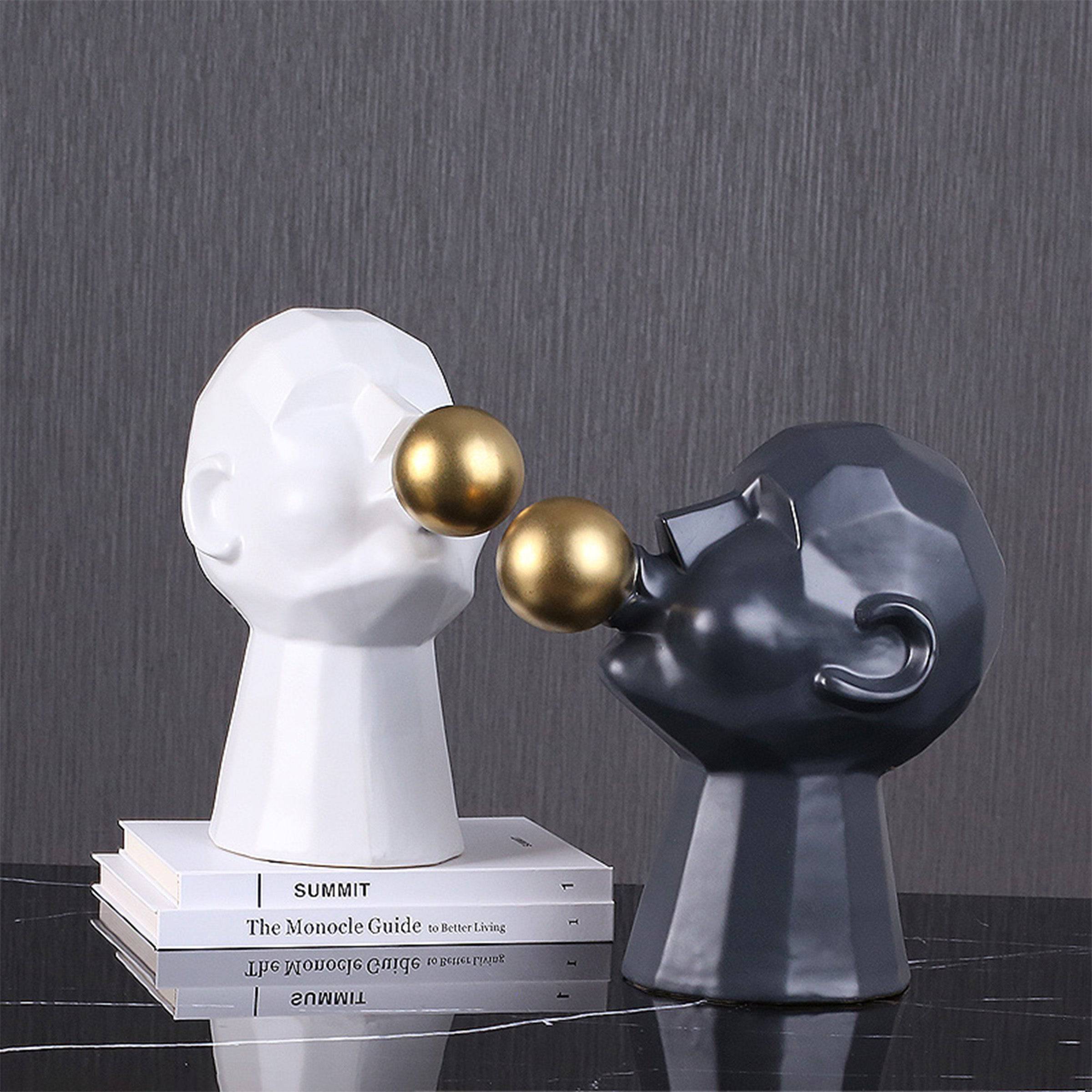Spit Bubbles Decoration-Black Fa-D2043B - Home Decor Figurines - ebarza Furniture UAE | Shop Modern Furniture in Abu Dhabi & Dubai - مفروشات ايبازرا في الامارات | تسوق اثاث عصري وديكورات مميزة في دبي وابوظبي