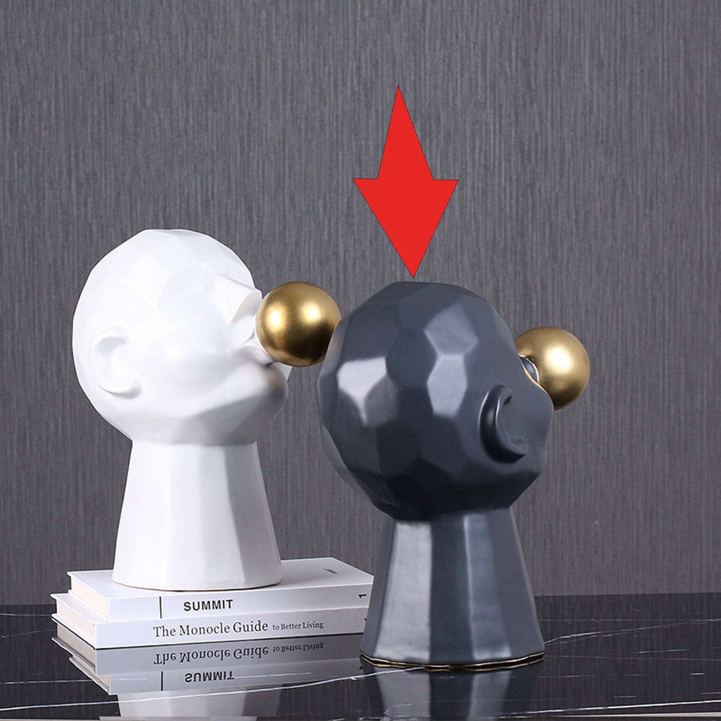 Spit Bubbles Decoration-Black Fa-D2043B - Home Decor Figurines - ebarza Furniture UAE | Shop Modern Furniture in Abu Dhabi & Dubai - مفروشات ايبازرا في الامارات | تسوق اثاث عصري وديكورات مميزة في دبي وابوظبي