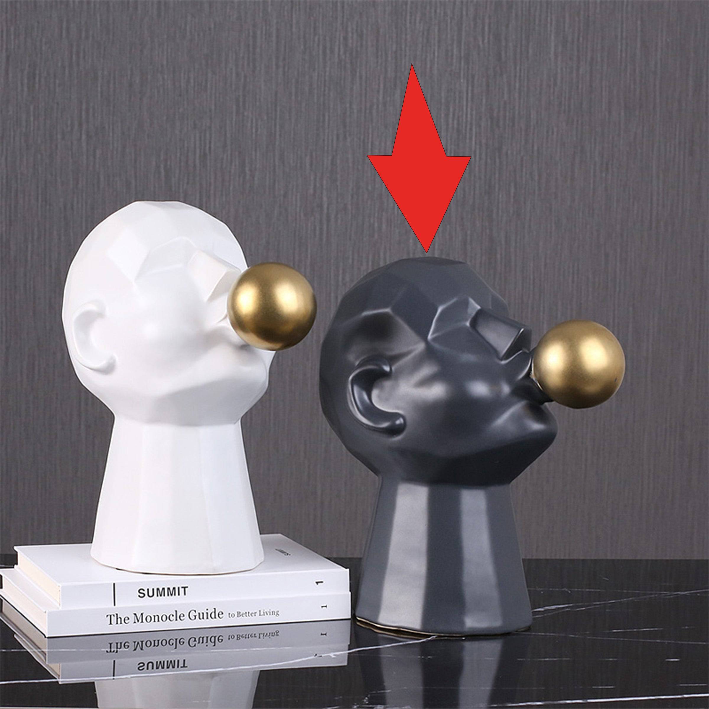 Spit Bubbles Decoration-Black Fa-D2043B - Home Decor Figurines - ebarza Furniture UAE | Shop Modern Furniture in Abu Dhabi & Dubai - مفروشات ايبازرا في الامارات | تسوق اثاث عصري وديكورات مميزة في دبي وابوظبي