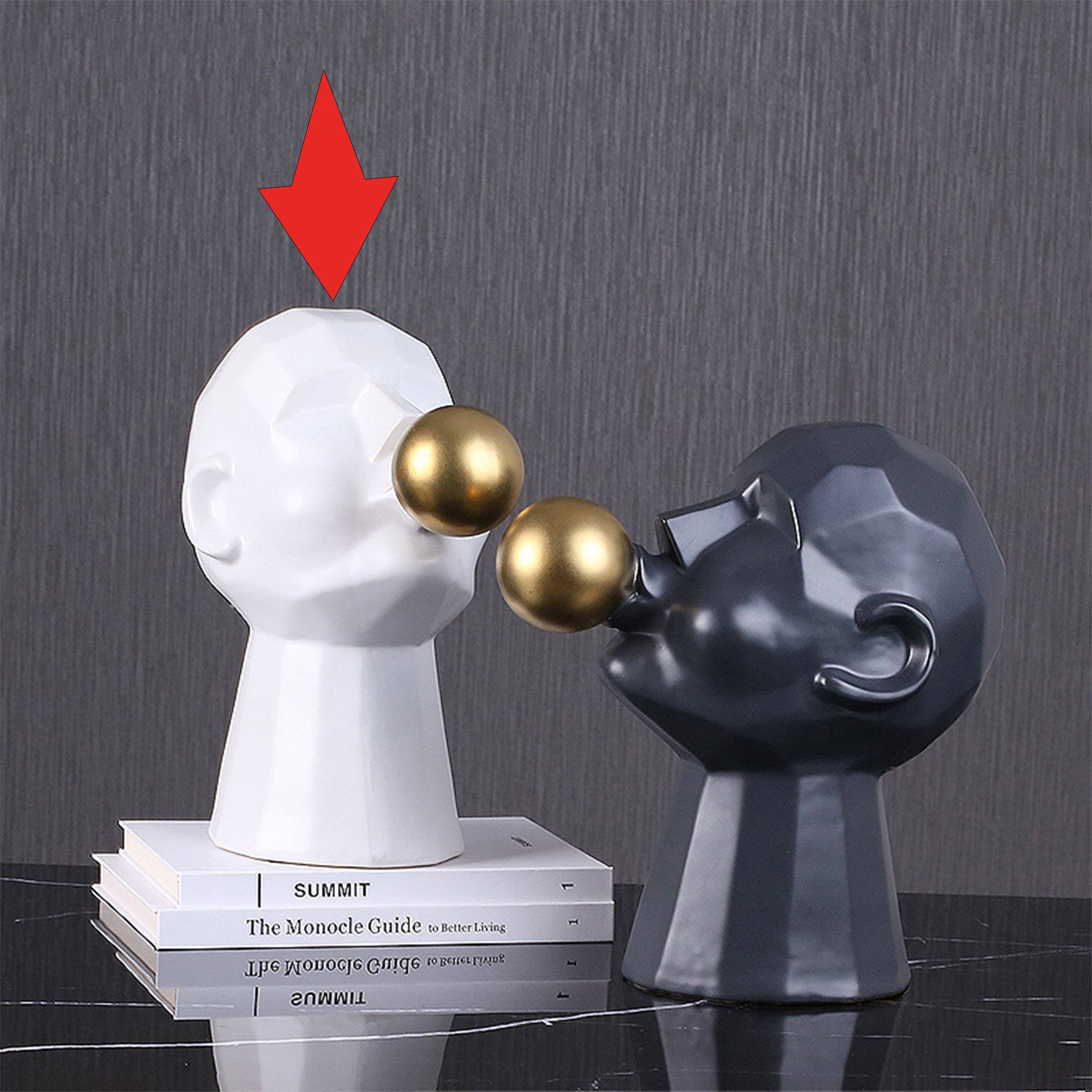 Spit Bubbles Decoration-White Fa-D2043A - Home Decor Figurines - ebarza Furniture UAE | Shop Modern Furniture in Abu Dhabi & Dubai - مفروشات ايبازرا في الامارات | تسوق اثاث عصري وديكورات مميزة في دبي وابوظبي