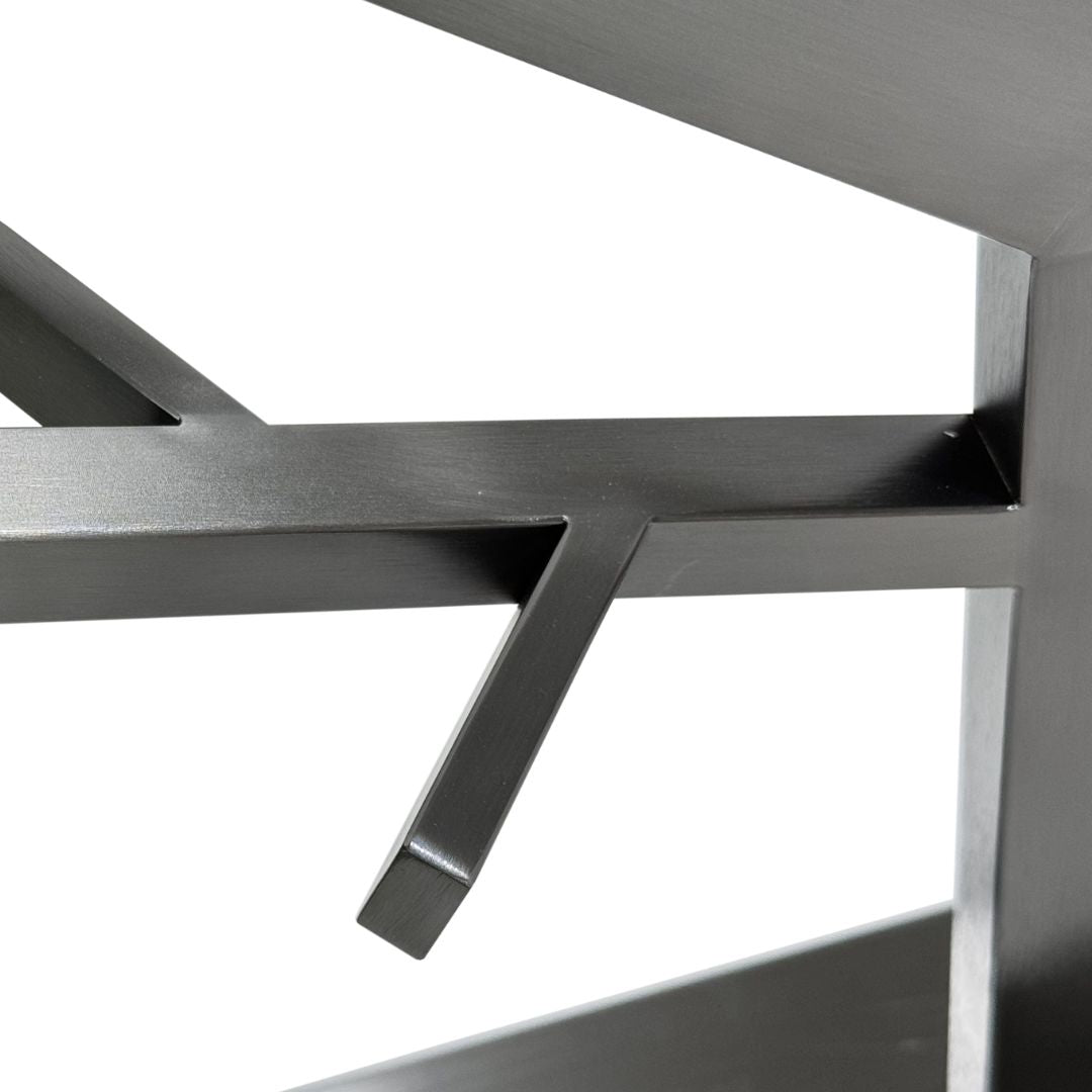 Stainless steel BEACON coat rack hanger TSA001 with multiple hooks for hanging coats and accessories.