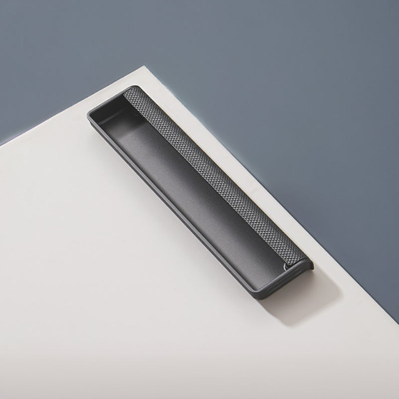 Stainless steel door and drawer handle model 7886-160 by BEACON, showing a sleek, modern handle design for cabinets or doors.