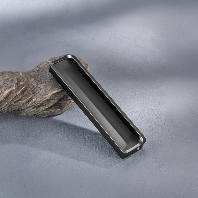 Stainless steel door and drawer handle 7888-160 by BEACON, featuring a sleek, modern design for cabinetry or doors.