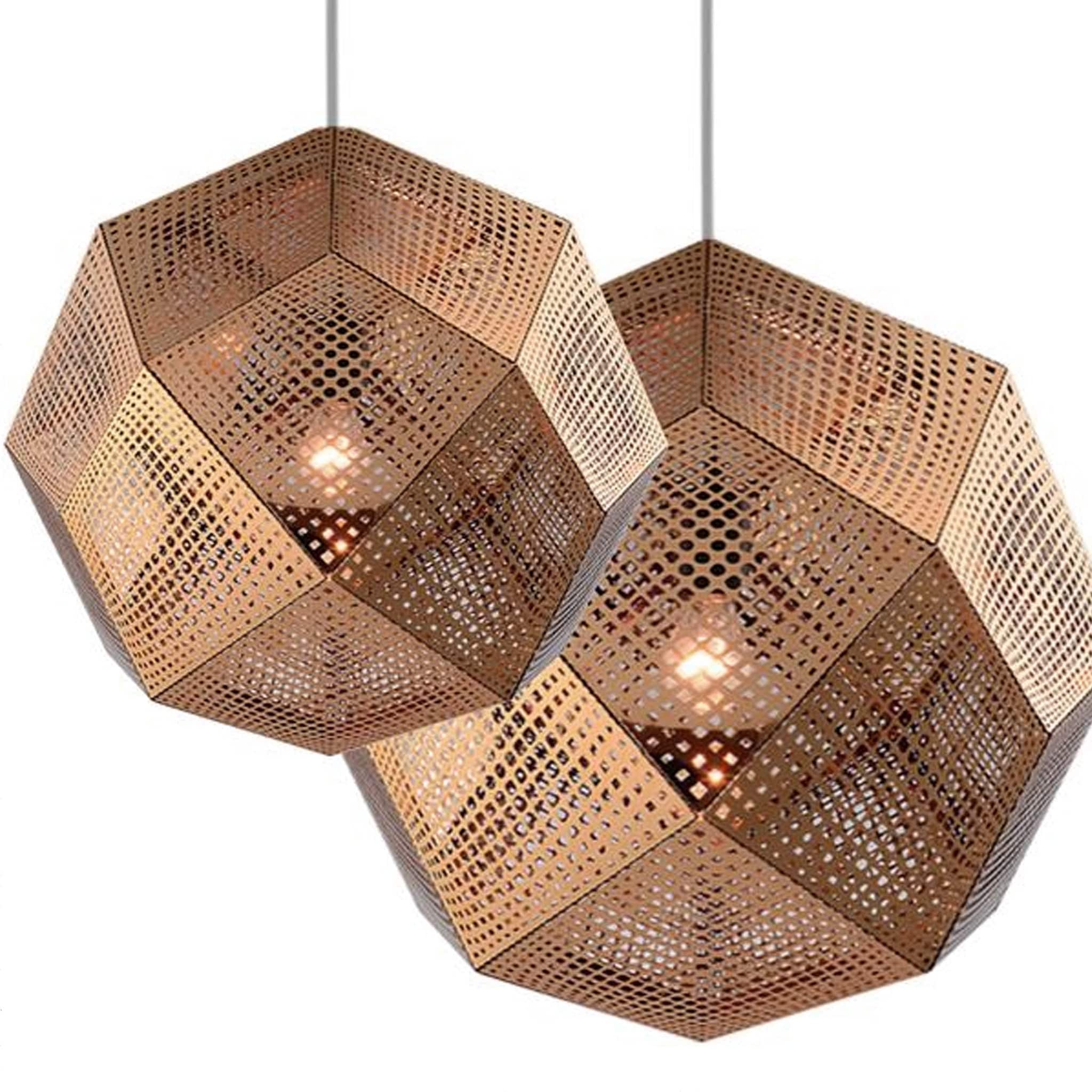 Stainless Steel Pendant Lamp Cy-Dd-New-038-48-Rosegold - Pendant Lamps - ebarza Furniture UAE | Shop Modern Furniture in Abu Dhabi & Dubai - مفروشات ايبازرا في الامارات | تسوق اثاث عصري وديكورات مميزة في دبي وابوظبي