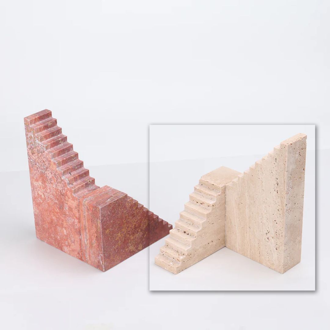 BEACON Stair Sculpture KA3020B home decor figurine featuring a modern, abstract staircase design for stylish interior decoration