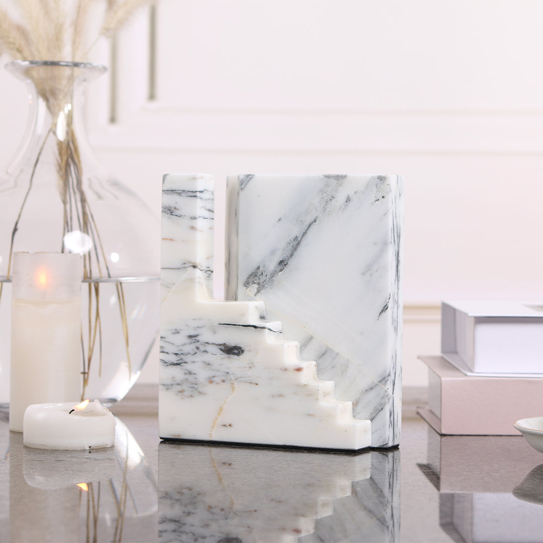 Staircase Sculpture KA3044A - Home Decor Figurines - ebarza Furniture UAE | Shop Modern Furniture in Abu Dhabi & Dubai - مفروشات ايبازرا في الامارات | تسوق اثاث عصري وديكورات مميزة في دبي وابوظبي