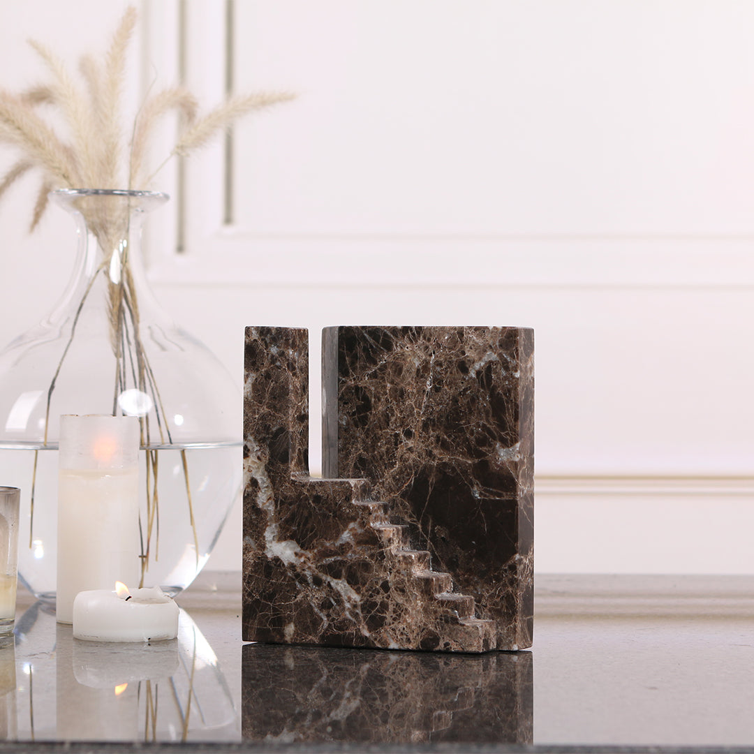 Staircase Sculpture KA3044C - Home Decor Figurines - ebarza Furniture UAE | Shop Modern Furniture in Abu Dhabi & Dubai - مفروشات ايبازرا في الامارات | تسوق اثاث عصري وديكورات مميزة في دبي وابوظبي