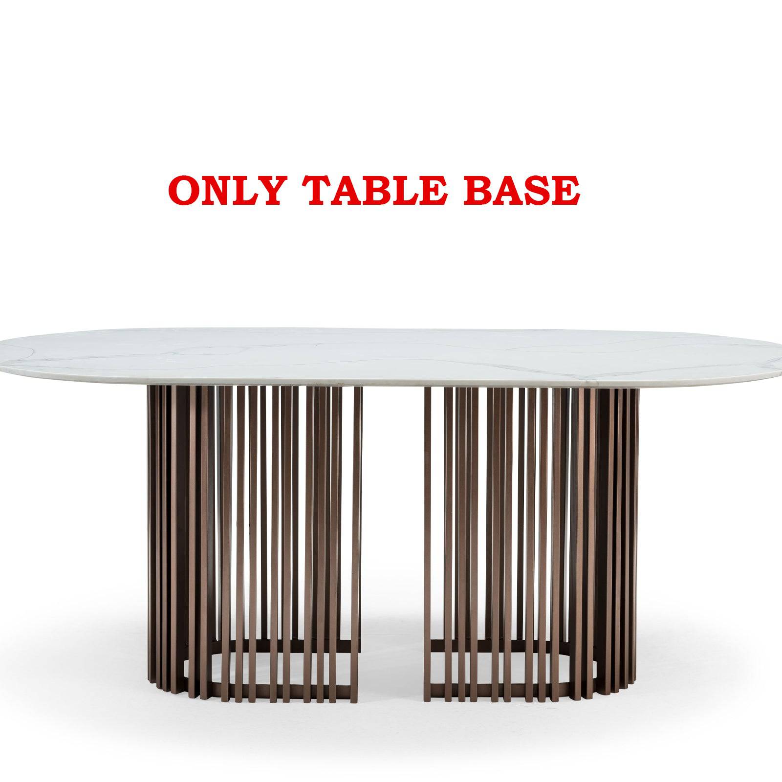 Steel Dining Table Legs Dt005-Legs -  Table bases | أرجل طاولة الطعام الفولاذية - ebarza Furniture UAE | Shop Modern Furniture in Abu Dhabi & Dubai - مفروشات ايبازرا في الامارات | تسوق اثاث عصري وديكورات مميزة في دبي وابوظبي