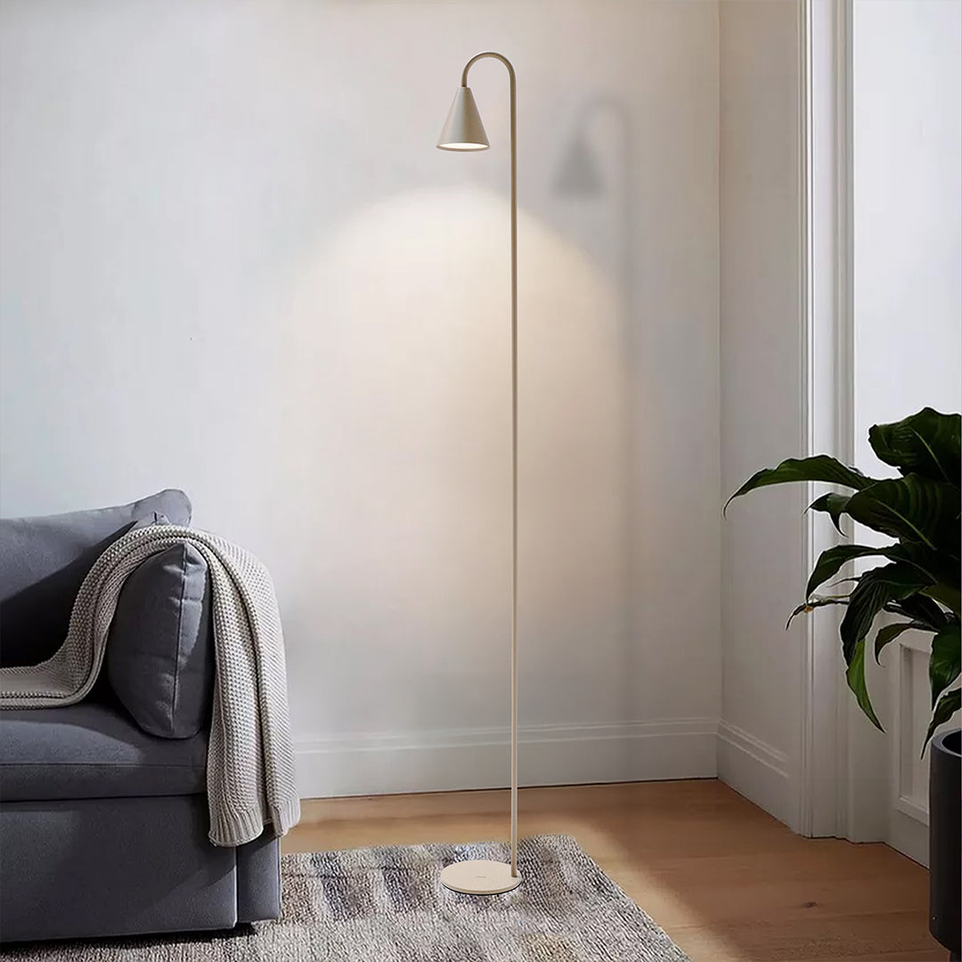 Beacon Stick Floor Lamp LWC458-B standing tall with a sleek, modern design perfect for contemporary living spaces.
