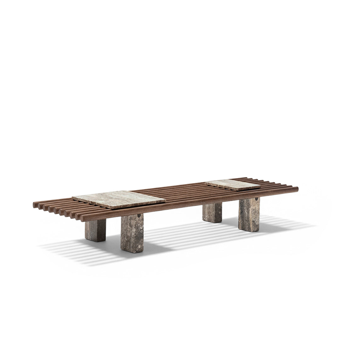 Strata Long coffee Table/ Bench - JK-D183 - Coffee Tables - ebarza Furniture UAE | Shop Modern Furniture in Abu Dhabi & Dubai - مفروشات ايبازرا في الامارات | تسوق اثاث عصري وديكورات مميزة في دبي وابوظبي