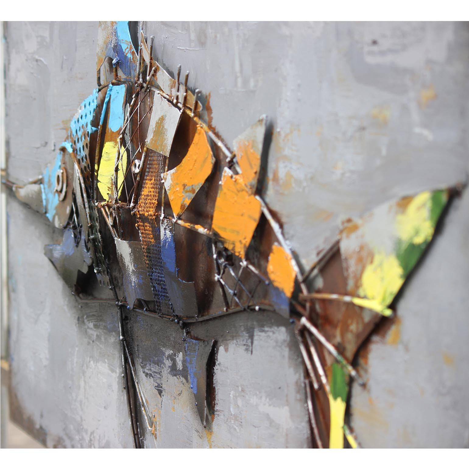 Swordfish Handcrafted Metal Art Painting 140X70 Cm Soap021 -  Paintings | لوحة سمكة ابو سيف الفنية معدنية مصنوعة يدويًا 140 × 70 سم - ebarza Furniture UAE | Shop Modern Furniture in Abu Dhabi & Dubai - مفروشات ايبازرا في الامارات | تسوق اثاث عصري وديكورات مميزة في دبي وابوظبي