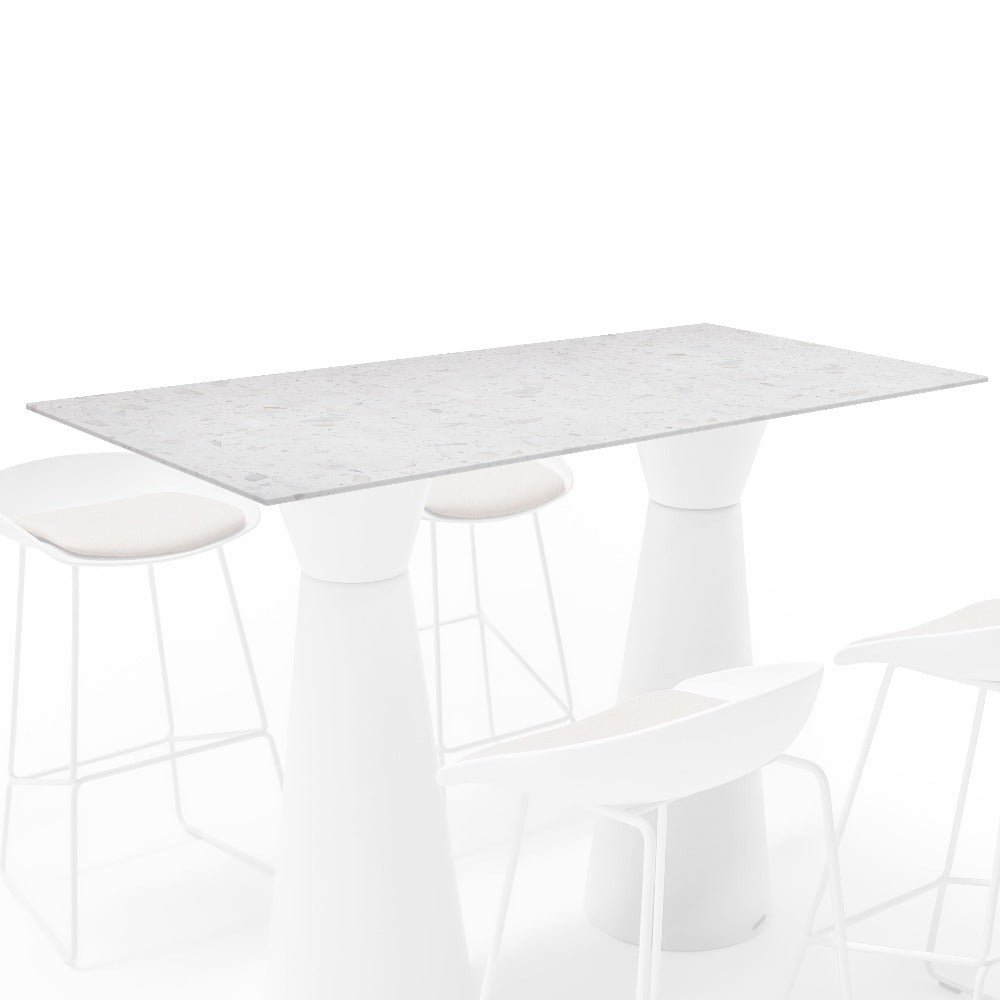BEACON 303-N012 table top, durable wooden surface for tables, natural finish, rectangular shape with smooth edges.