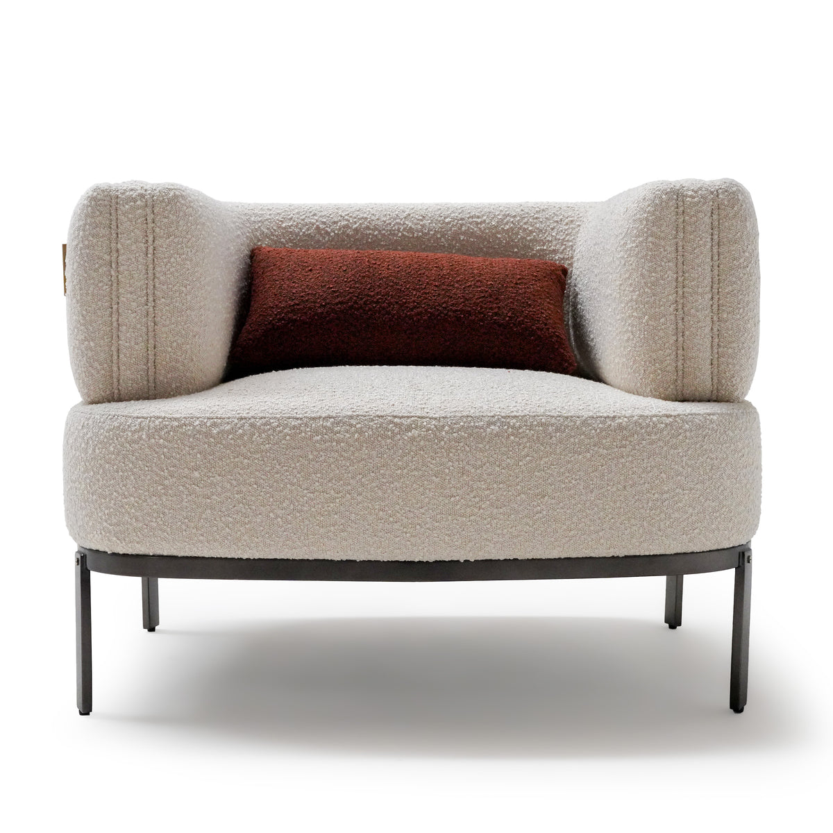 BEACON Teddy Armchair BS162-1 in soft fabric, showcasing plush upholstery and modern design for cozy living spaces.