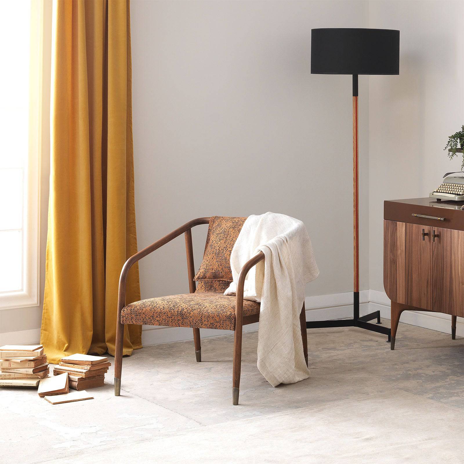 Tergum Lounge Chair Terg-Brown -  Lounge Chairs | كرسي صالة تيرغوم - ebarza Furniture UAE | Shop Modern Furniture in Abu Dhabi & Dubai - مفروشات ايبازرا في الامارات | تسوق اثاث عصري وديكورات مميزة في دبي وابوظبي
