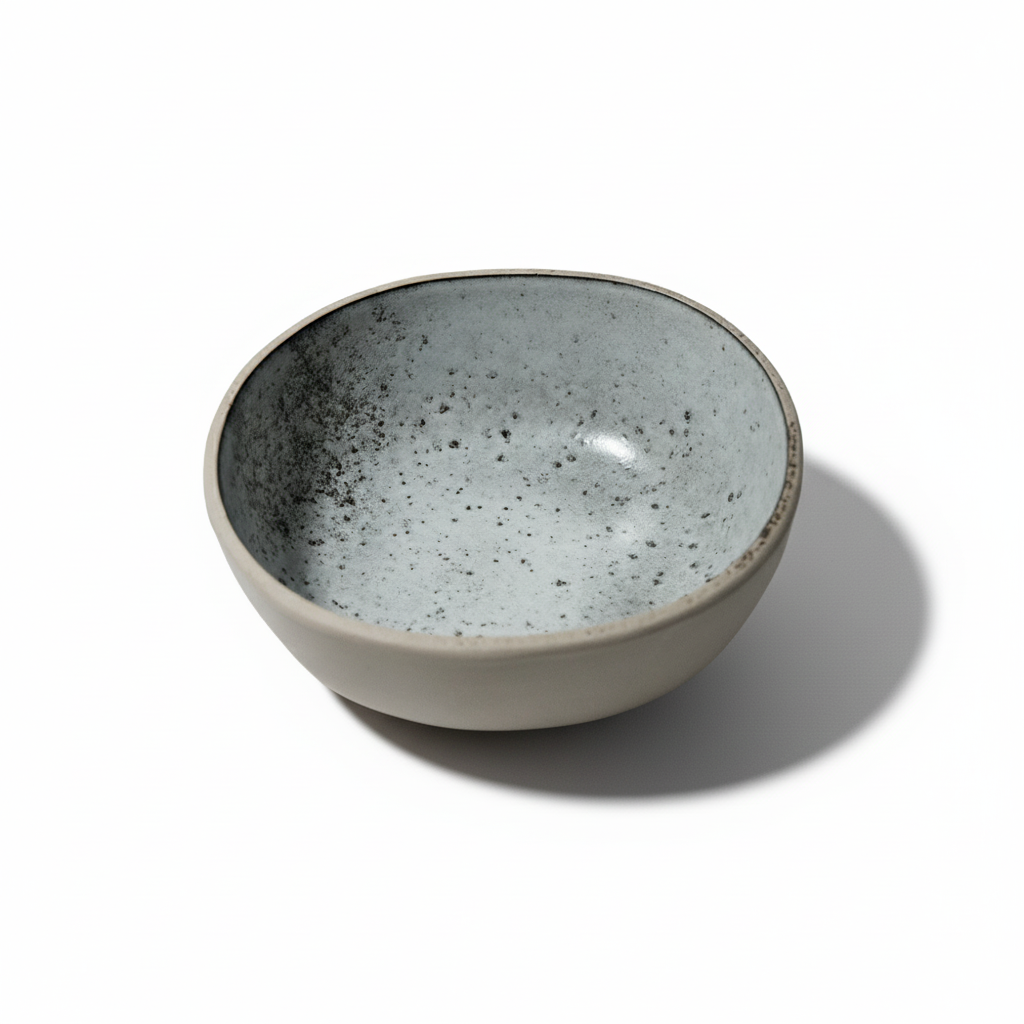 Set of six Beacon Terra dinnerware stoneware bowls for salad, dessert, and cereal, featuring a classic design and durable finish.