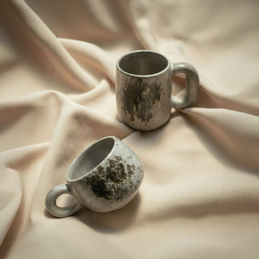 BEACON 600ml Terra Mug, ceramic with ergonomic handle, ideal for hot beverages, in earthy brown finish.