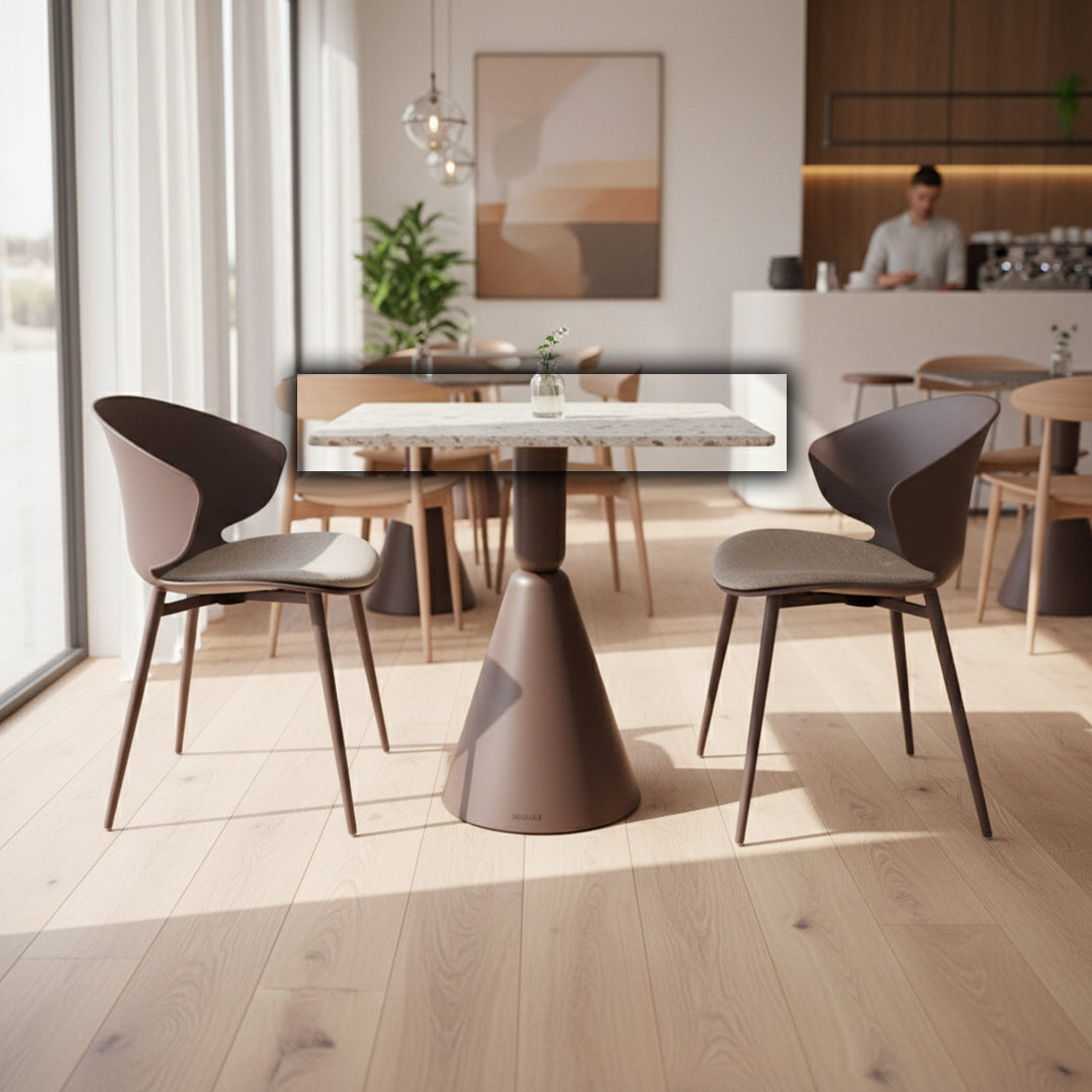 BEACON terrazzo table top 301-N012, durable surface with colorful aggregate design, ideal for modern home or office tables.