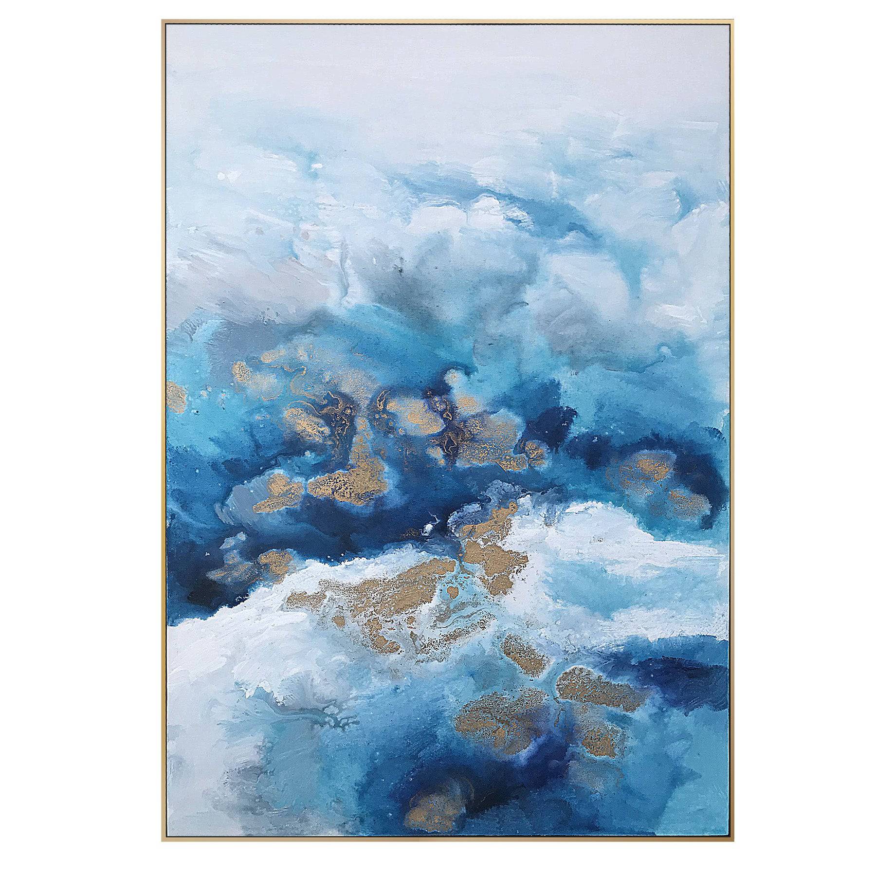 The Lost Islands Hand Painted Art Painting With 130X90 Cm Frame Soaap055Sm - Paintings - ebarza Furniture UAE | Shop Modern Furniture in Abu Dhabi & Dubai - مفروشات ايبازرا في الامارات | تسوق اثاث عصري وديكورات مميزة في دبي وابوظبي