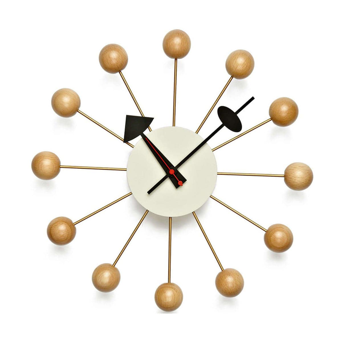 Time Wall Clock Cw09-N - Clocks - ebarza Furniture UAE | Shop Modern Furniture in Abu Dhabi & Dubai - مفروشات ايبازرا في الامارات | تسوق اثاث عصري وديكورات مميزة في دبي وابوظبي
