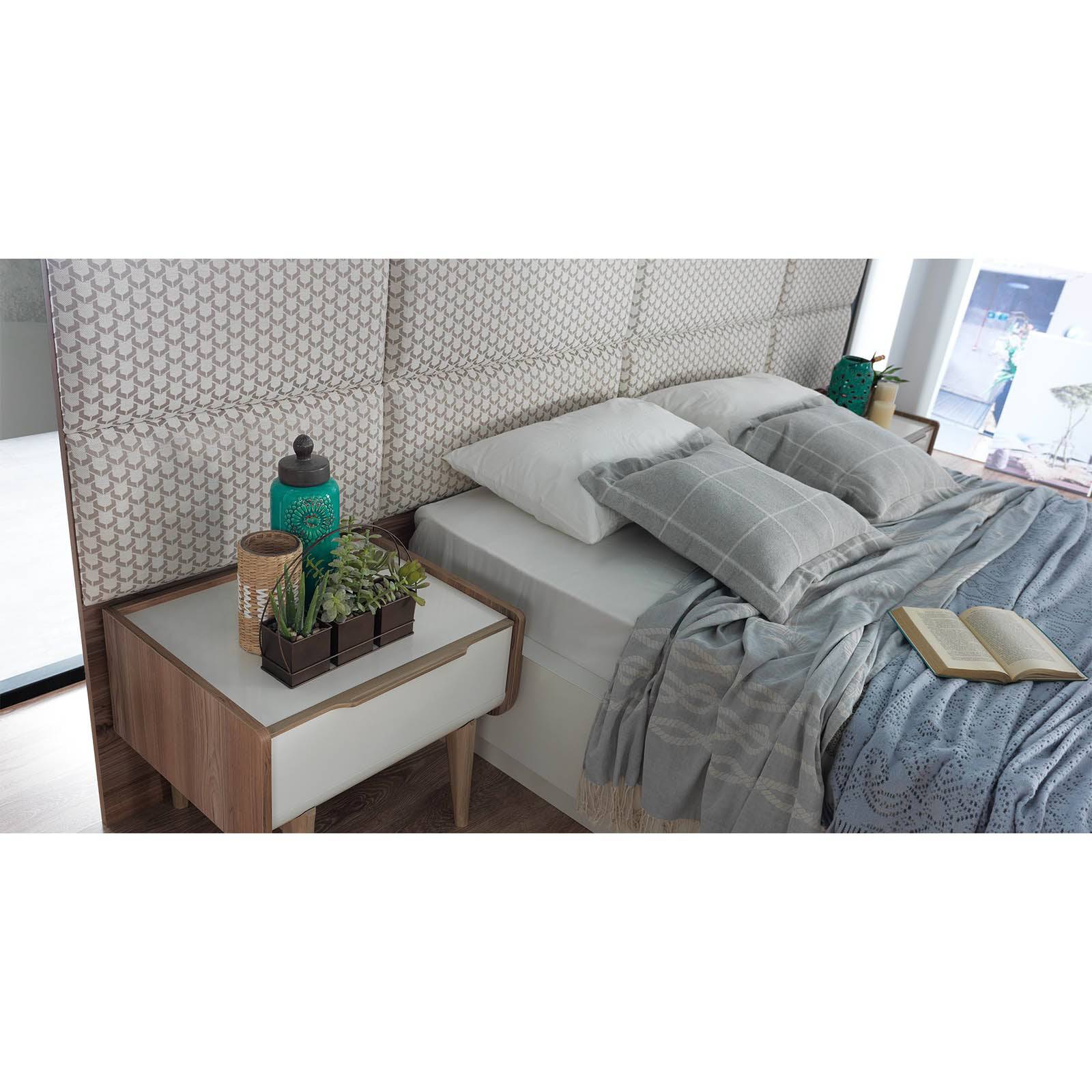 Toledo Bedroom Set Grey001 - Bedroom Sets - ebarza Furniture UAE | Shop Modern Furniture in Abu Dhabi & Dubai - مفروشات ايبازرا في الامارات | تسوق اثاث عصري وديكورات مميزة في دبي وابوظبي