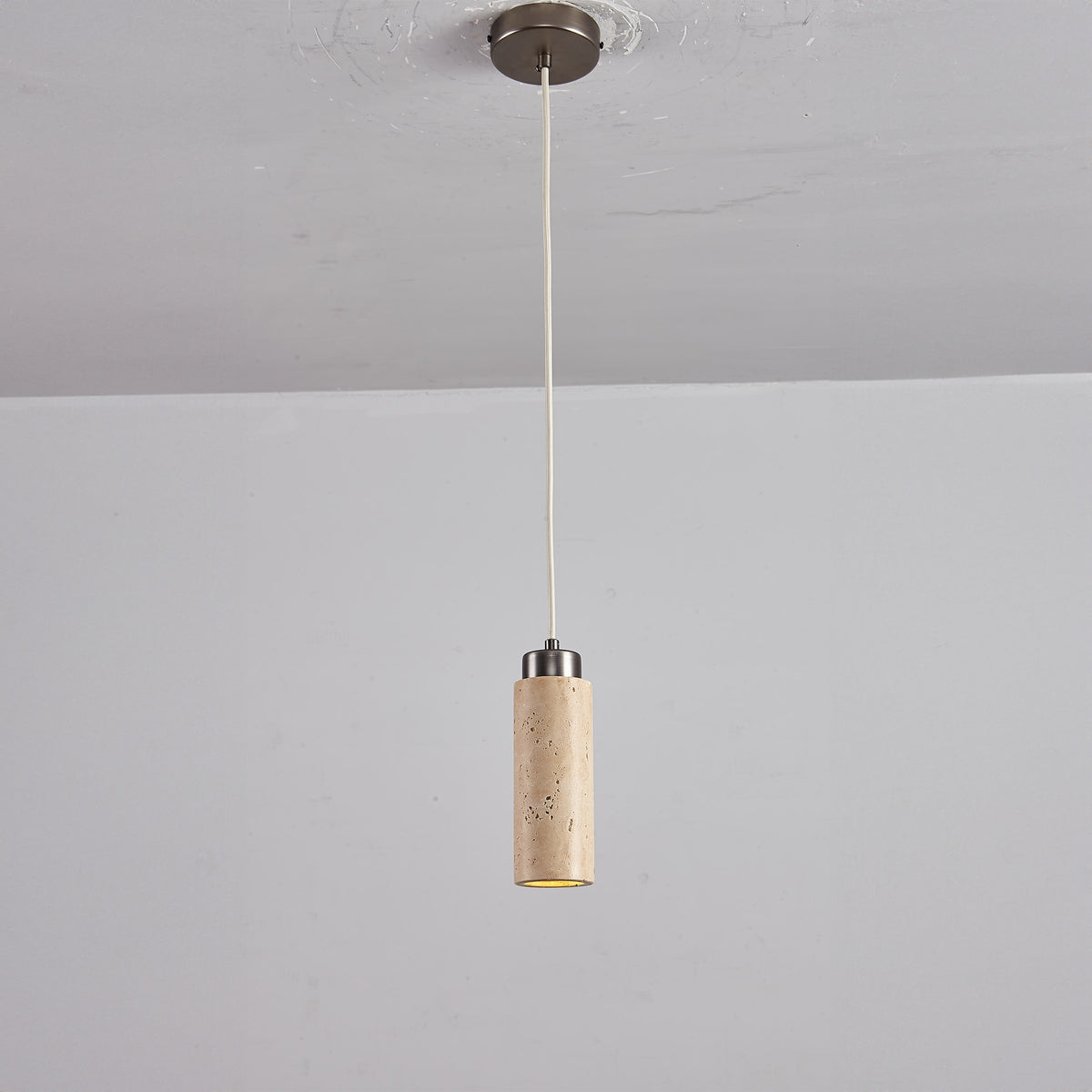 BEACON travertine pendant lamp 60005-1P hanging fixture with natural stone finish, stylish lighting for modern interiors