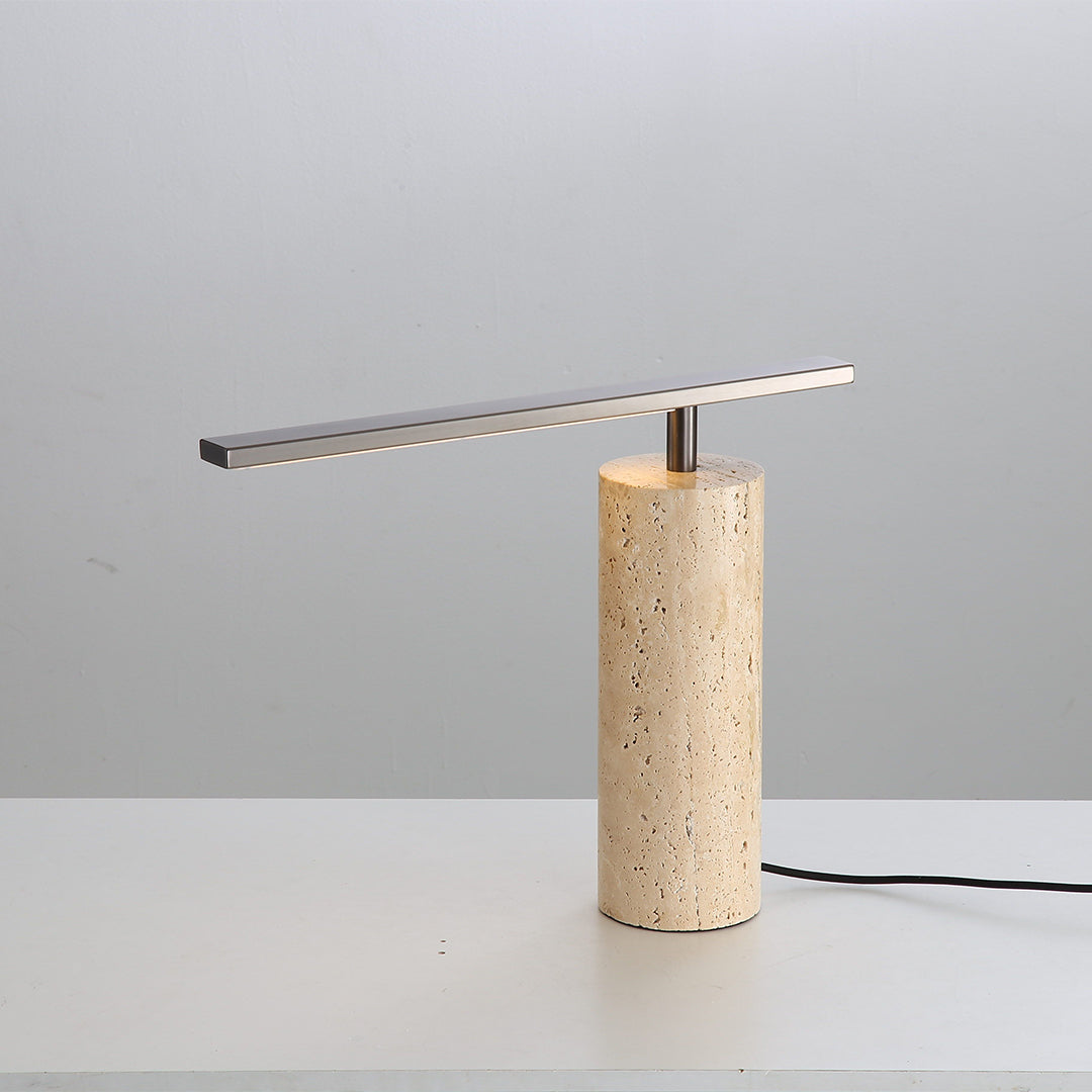 Travertine Table Lamp JA049 - Desk\table Lamps - ebarza Furniture UAE | Shop Modern Furniture in Abu Dhabi & Dubai - مفروشات ايبازرا في الامارات | تسوق اثاث عصري وديكورات مميزة في دبي وابوظبي