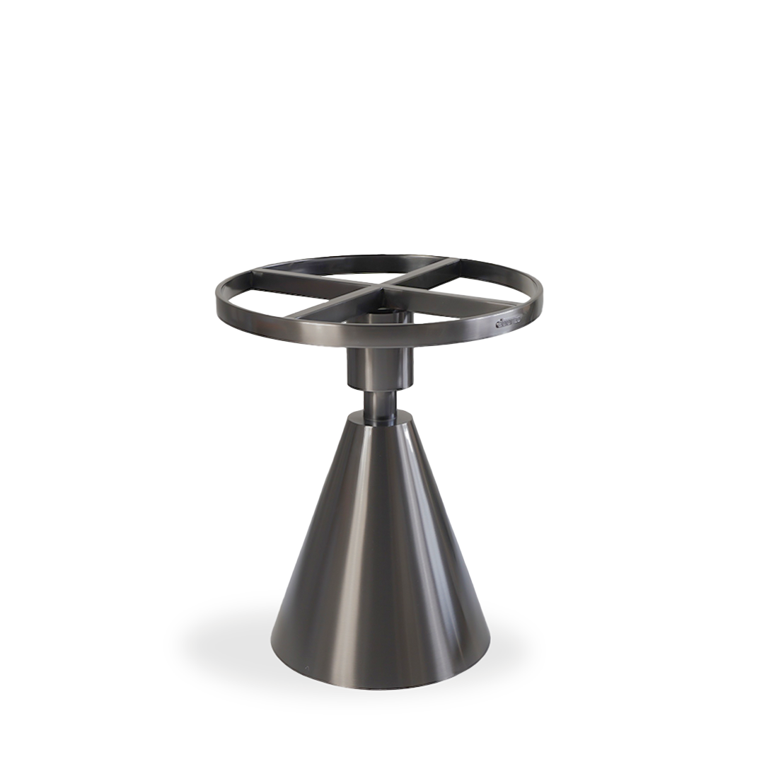 Travertine Top and Stainless Steel Base Coffee Table PZ-C09-S - Coffee tables - ebarza Furniture UAE | Shop Modern Furniture in Abu Dhabi & Dubai - مفروشات ايبازرا في الامارات | تسوق اثاث عصري وديكورات مميزة في دبي وابوظبي