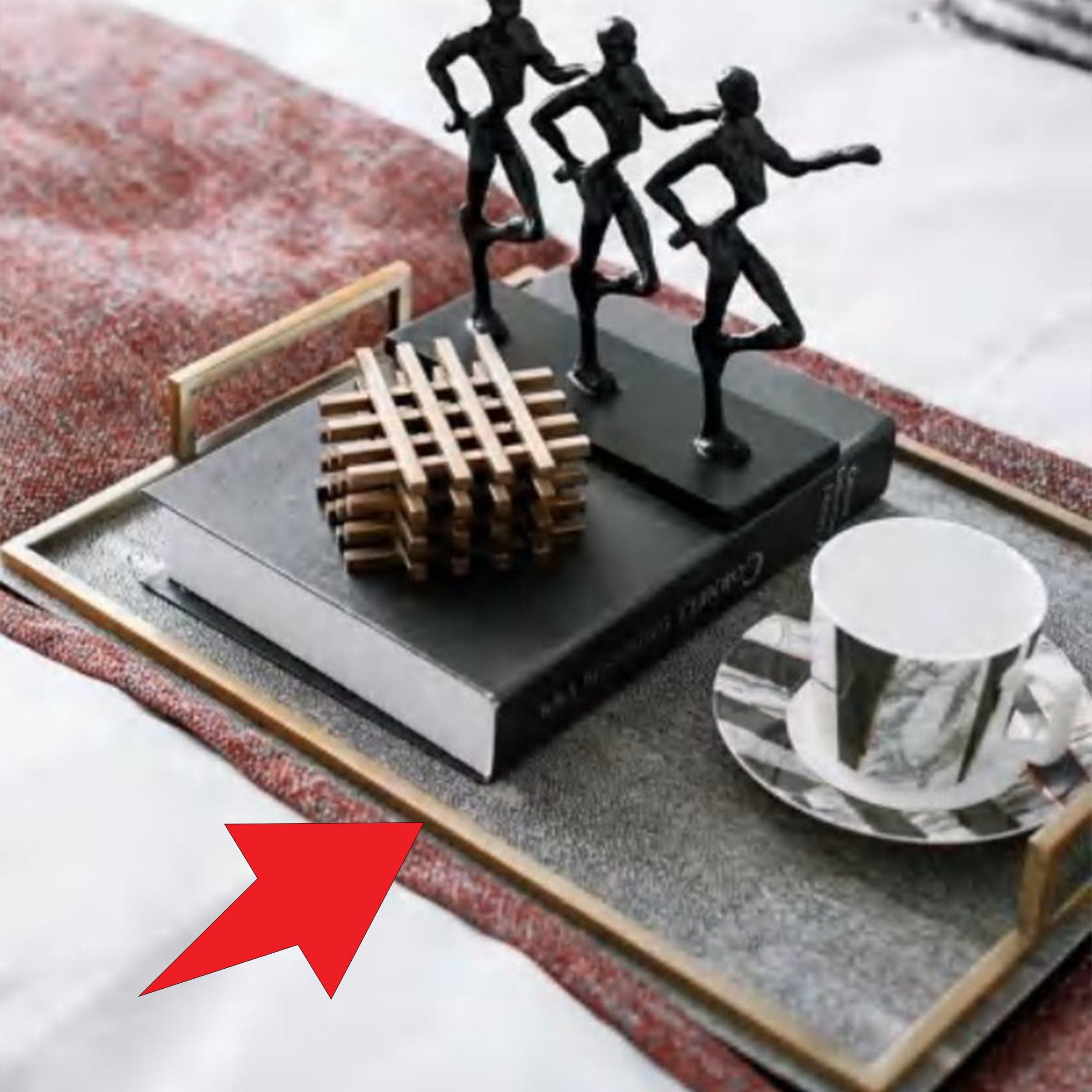 Tray Fb-Pg1801 - Trays - ebarza Furniture UAE | Shop Modern Furniture in Abu Dhabi & Dubai - مفروشات ايبازرا في الامارات | تسوق اثاث عصري وديكورات مميزة في دبي وابوظبي