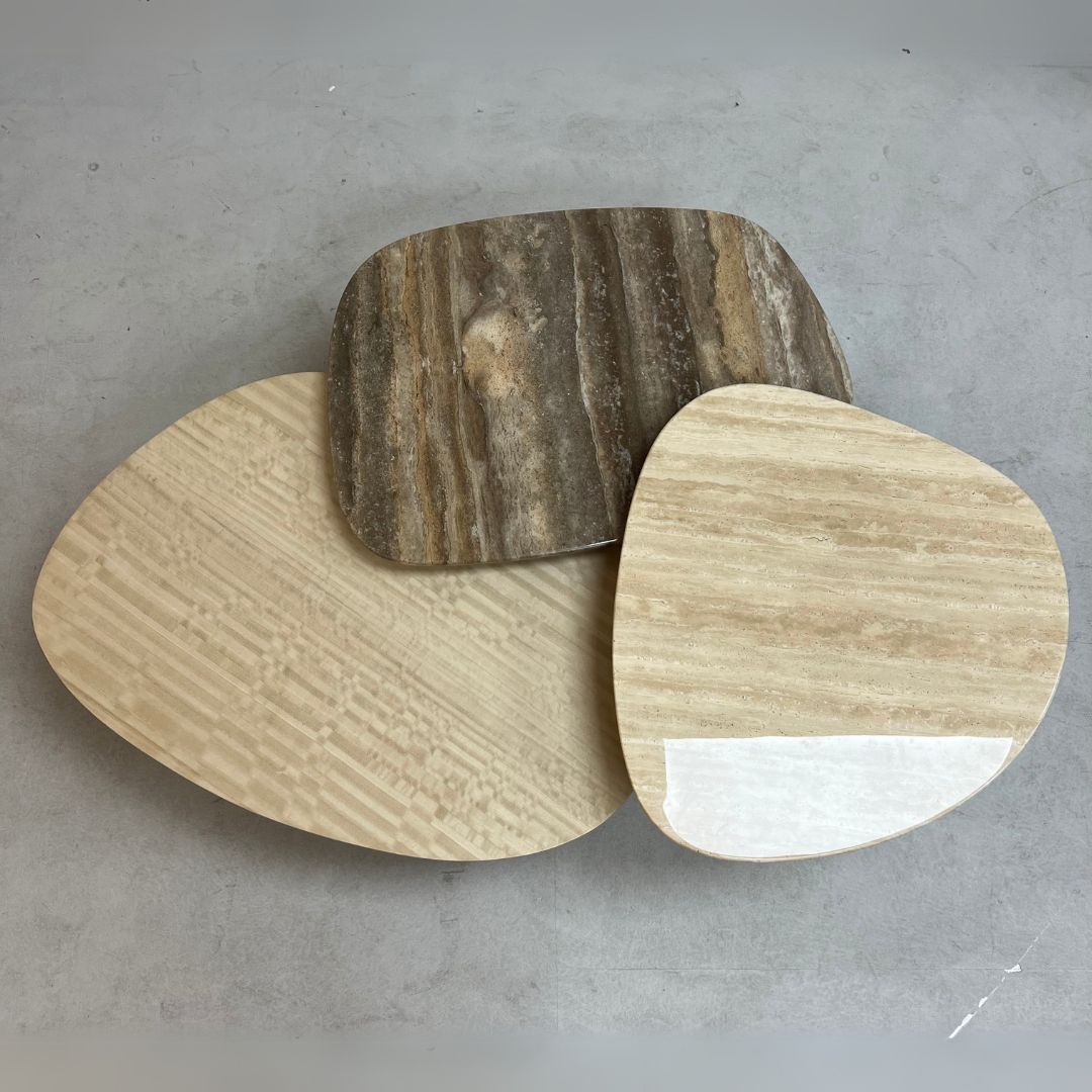 Tri Forma Coffee Table TG-725 - Coffee Tables - ebarza Furniture UAE | Shop Modern Furniture in Abu Dhabi & Dubai - مفروشات ايبازرا في الامارات | تسوق اثاث عصري وديكورات مميزة في دبي وابوظبي