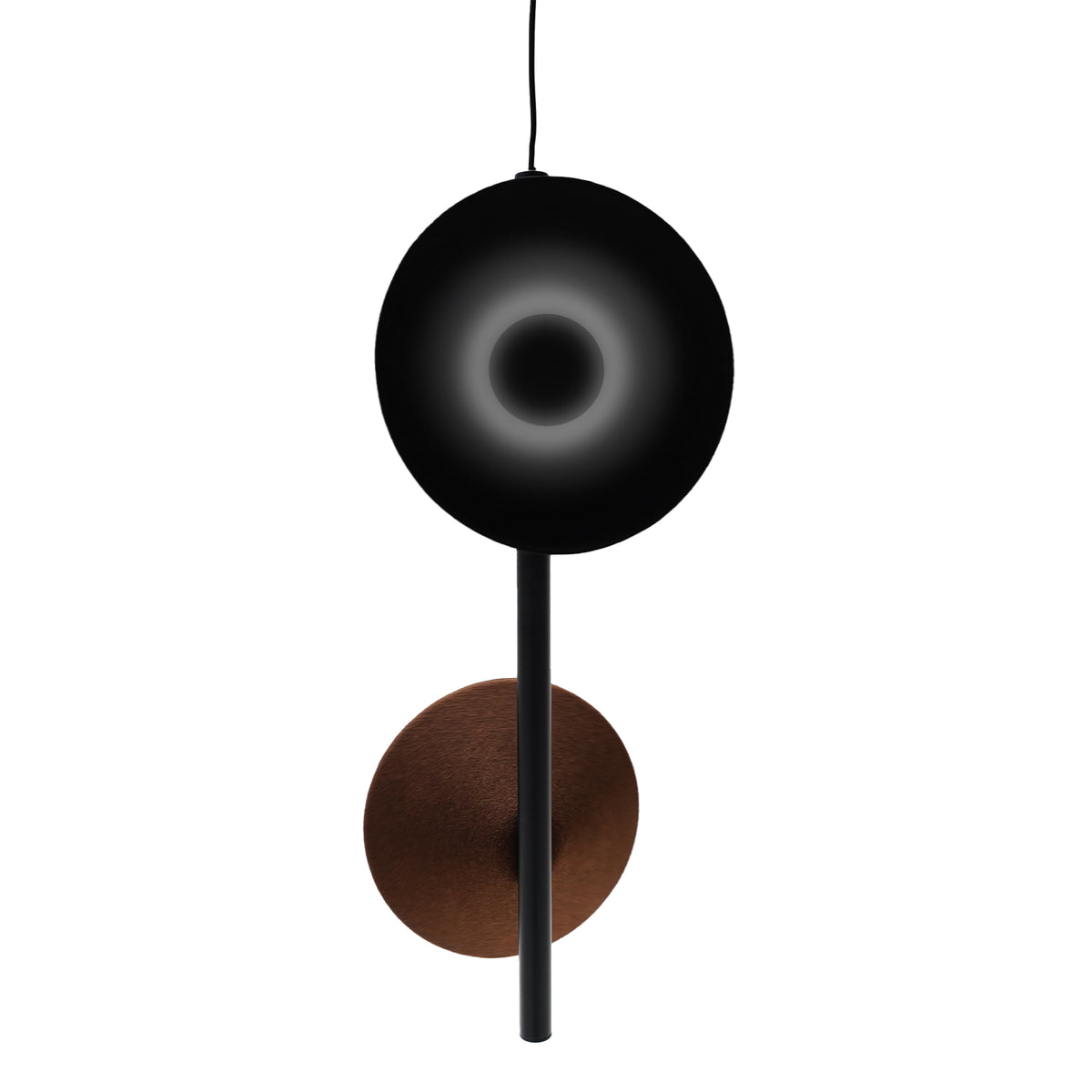 BEACON Tube Pendant Lamp FY-PEA383-B with sleek cylindrical design hanging from a ceiling fixture.