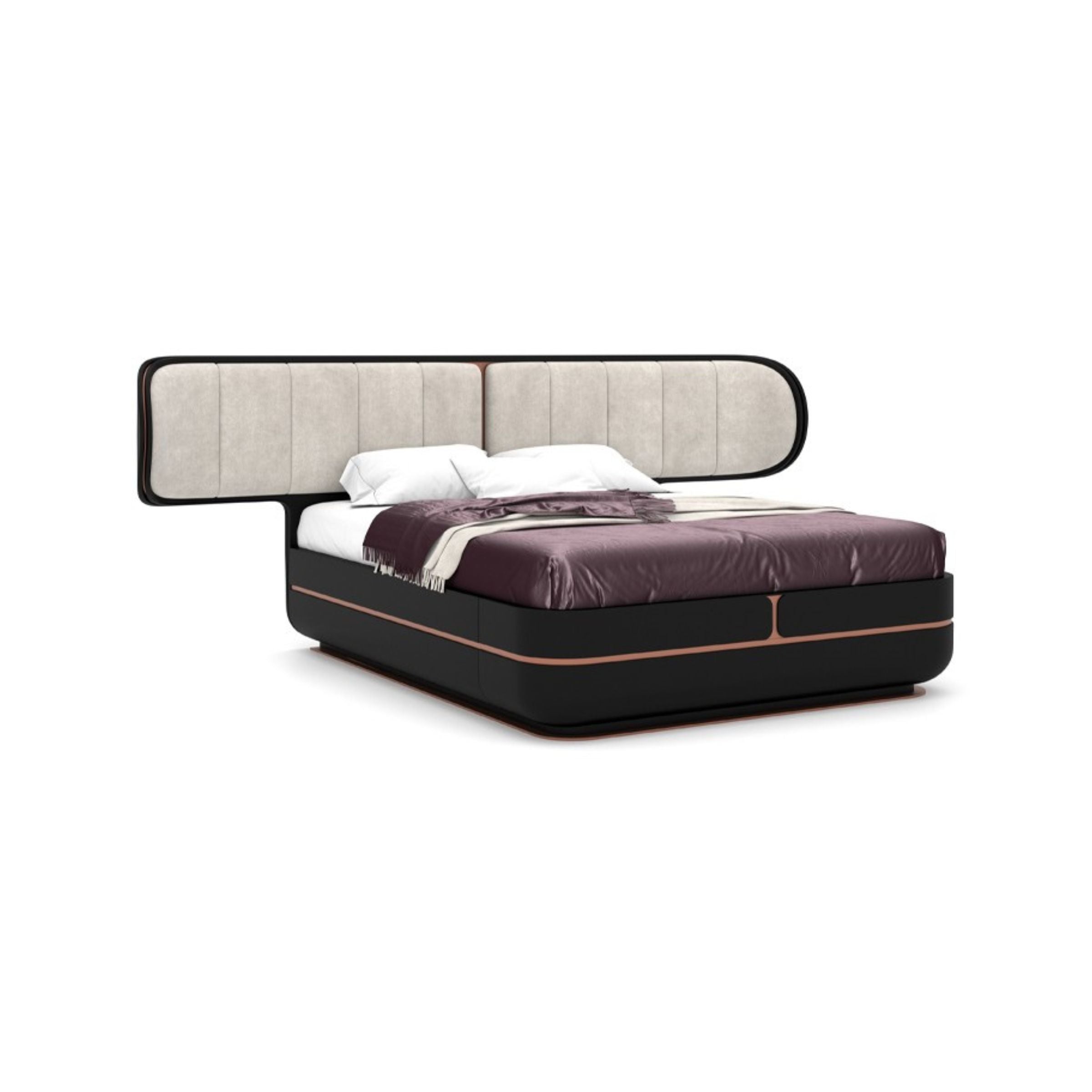 AS IS - Tulip King Size Bedstead KARTLP001-Black - DISPLAY ITEM - ebarza Furniture UAE | Shop Modern Furniture in Abu Dhabi & Dubai - مفروشات ايبازرا في الامارات | تسوق اثاث عصري وديكورات مميزة في دبي وابوظبي