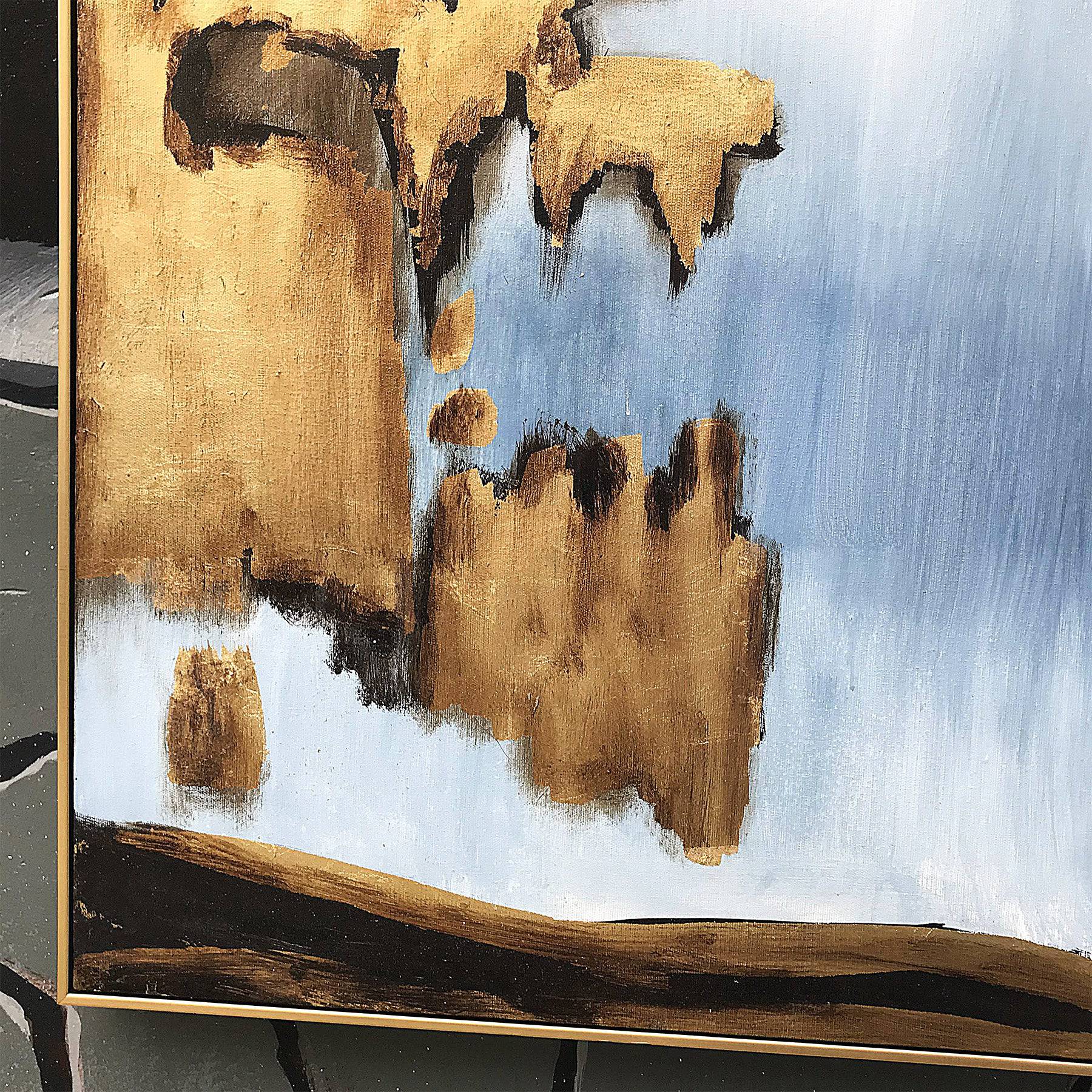 Twilight Of The Desert Hand Painted Art Painting With Frame 160X80 Cm Soaap0011 - Paintings - ebarza Furniture UAE | Shop Modern Furniture in Abu Dhabi & Dubai - مفروشات ايبازرا في الامارات | تسوق اثاث عصري وديكورات مميزة في دبي وابوظبي