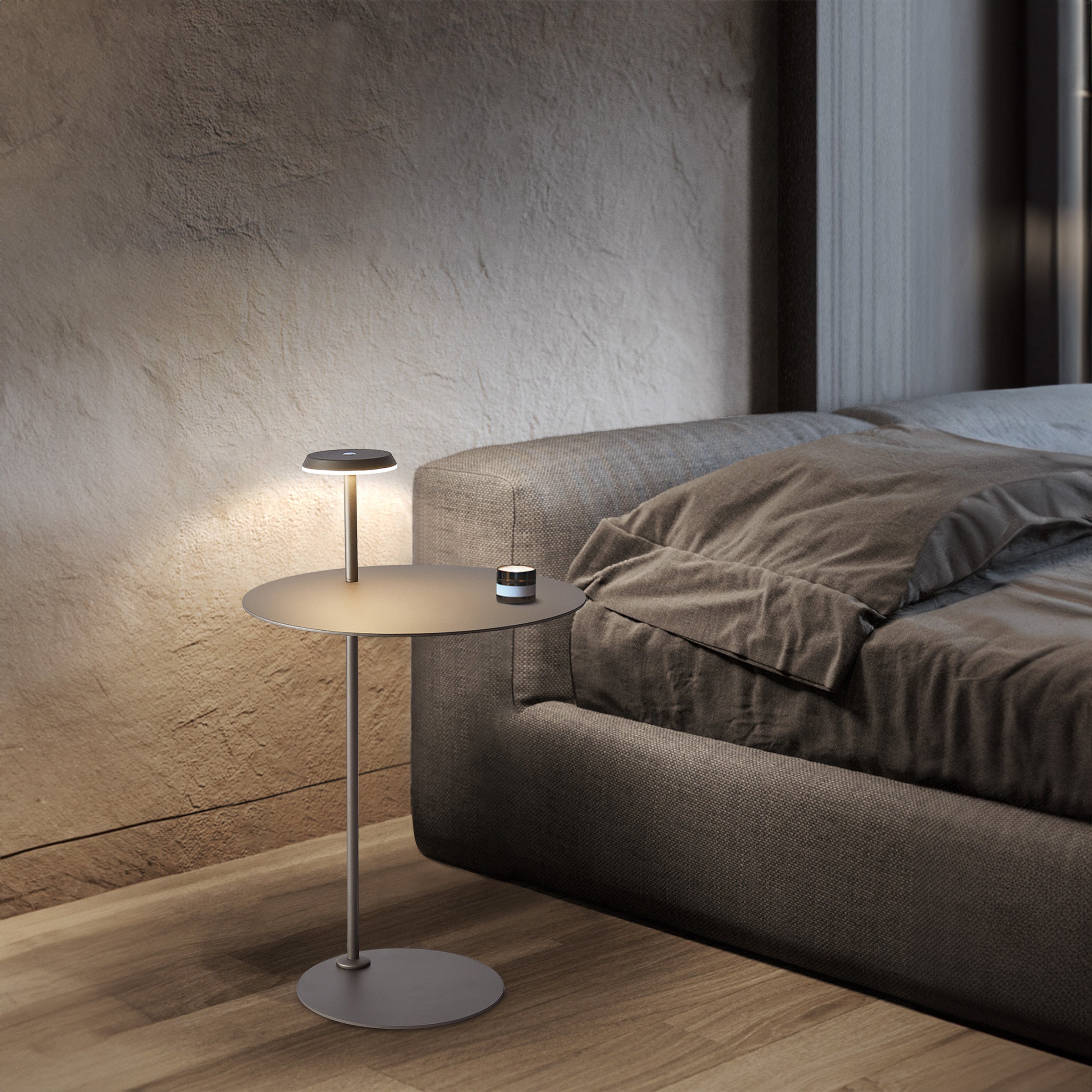 Twilight Tabletop Floor Lamp/Side Table MA05675T-001-04 - Floor Lamps - ebarza Furniture UAE | Shop Modern Furniture in Abu Dhabi & Dubai - مفروشات ايبازرا في الامارات | تسوق اثاث عصري وديكورات مميزة في دبي وابوظبي