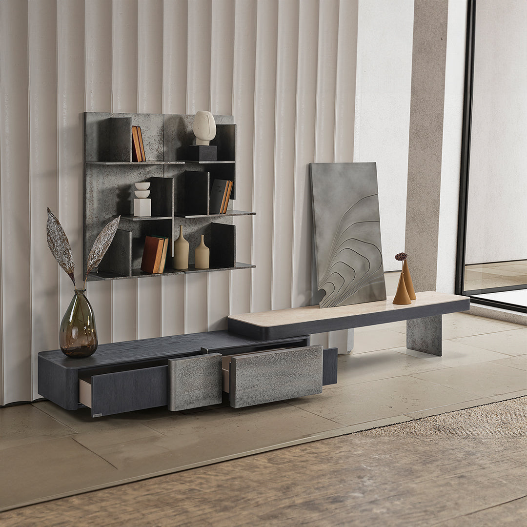 UTOPIA Wall Shelve EL-WS-TV002 - TV Units - ebarza Furniture UAE | Shop Modern Furniture in Abu Dhabi & Dubai - مفروشات ايبازرا في الامارات | تسوق اثاث عصري وديكورات مميزة في دبي وابوظبي