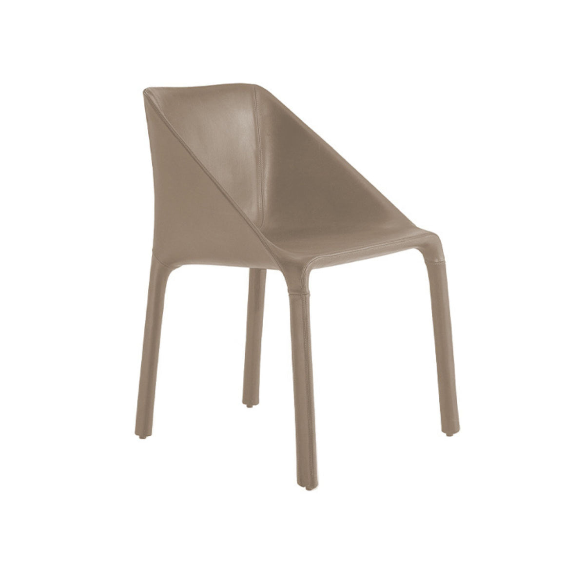 Beige Valencia dining chair by BEACON featuring a sleek design and comfortable seating, ideal for modern dining rooms.