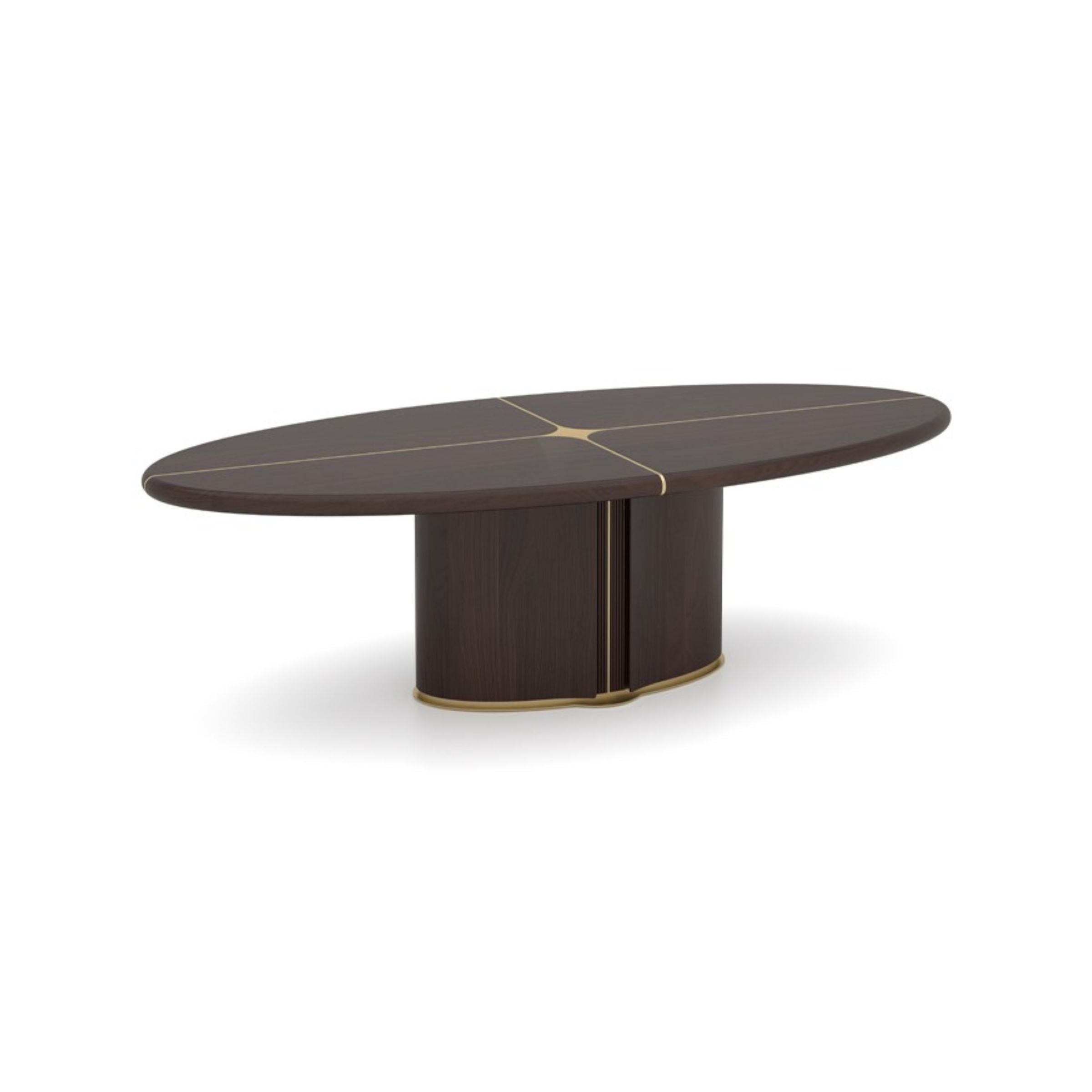 Vega Oval Dining Table 260*120 CM MASVEG001 - Dining Tables - ebarza Furniture UAE | Shop Modern Furniture in Abu Dhabi & Dubai - مفروشات ايبازرا في الامارات | تسوق اثاث عصري وديكورات مميزة في دبي وابوظبي