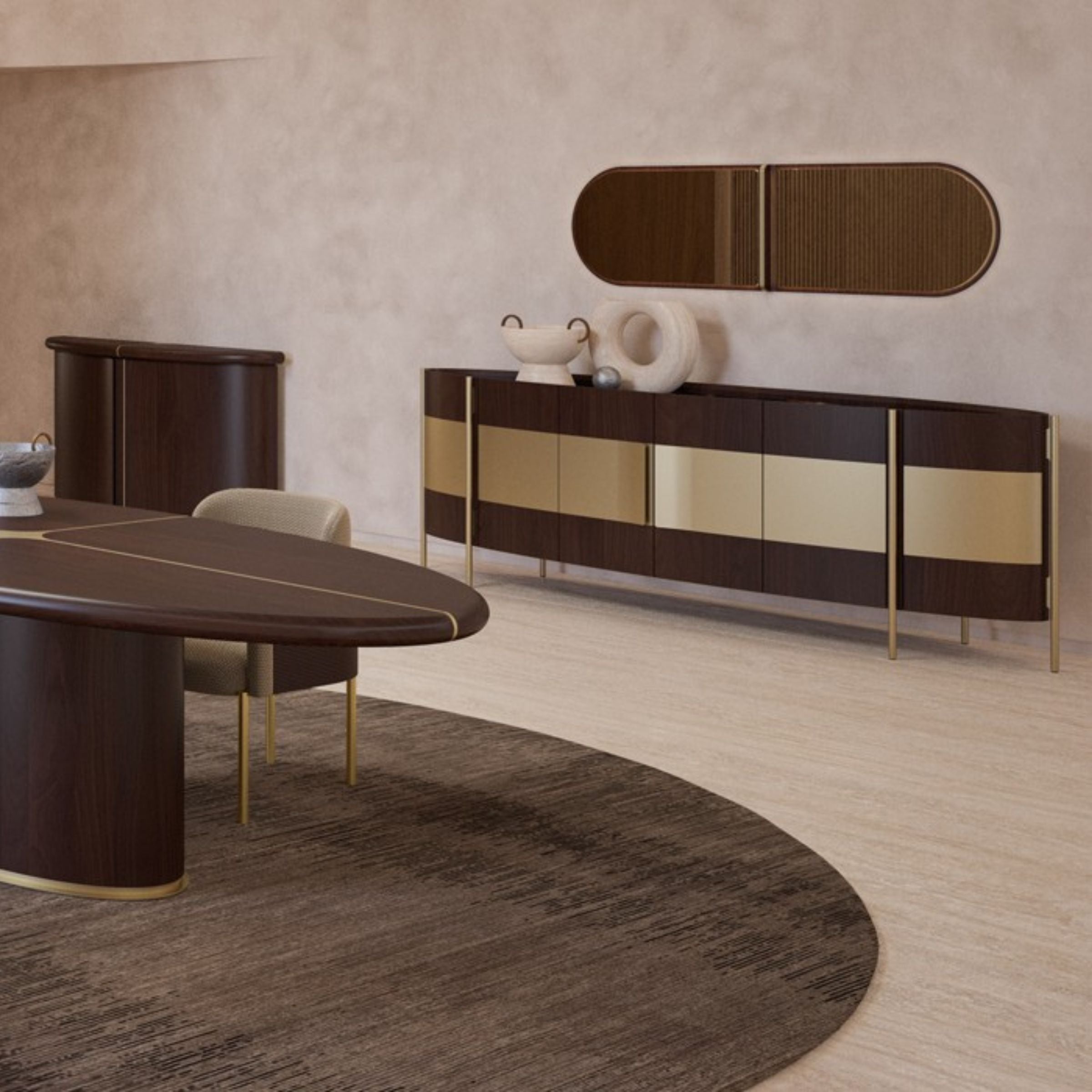 Vega Sideboard 268cm KONVEG001 - Sideboards - ebarza Furniture UAE | Shop Modern Furniture in Abu Dhabi & Dubai - مفروشات ايبازرا في الامارات | تسوق اثاث عصري وديكورات مميزة في دبي وابوظبي