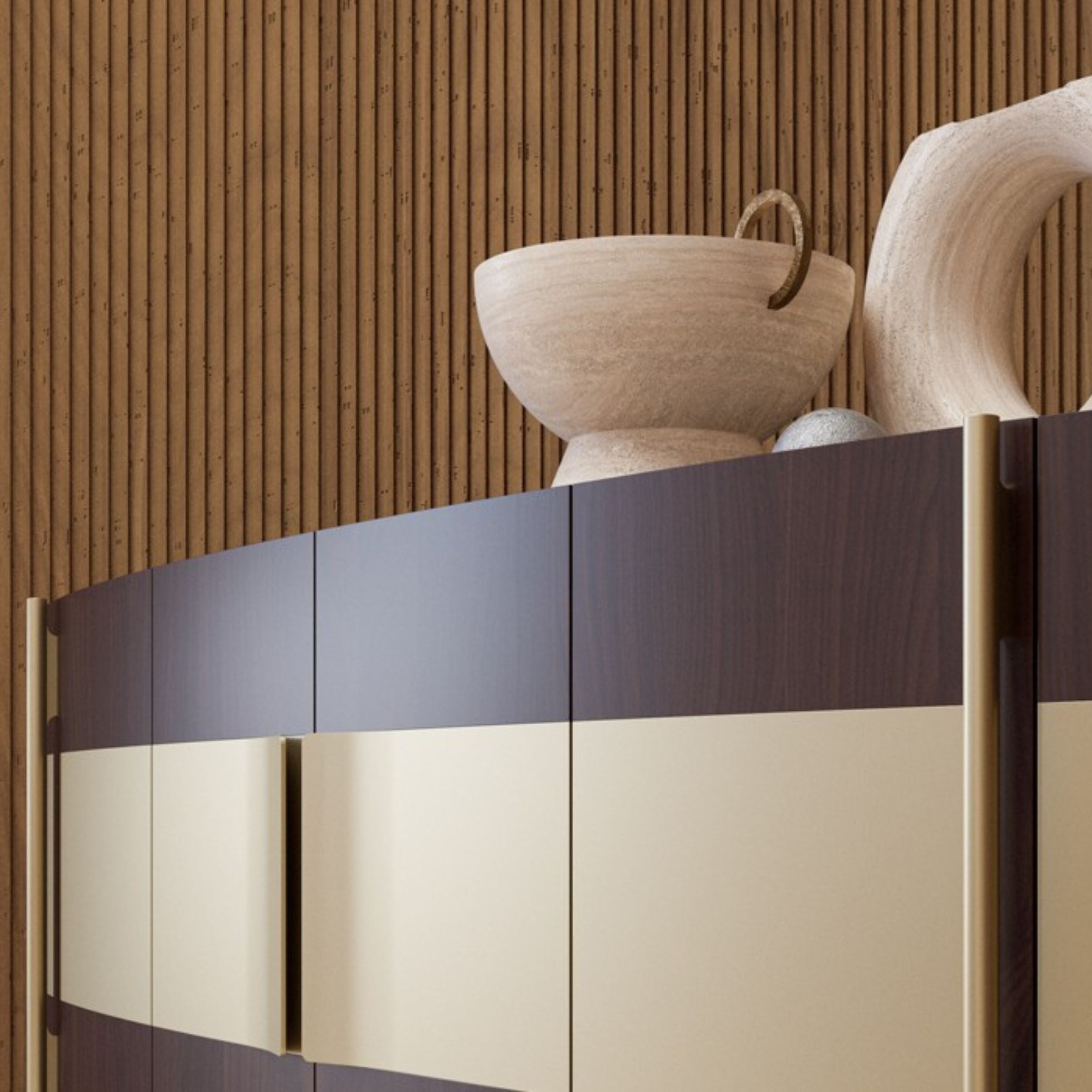 Vega Sideboard 268cm KONVEG001 - Sideboards - ebarza Furniture UAE | Shop Modern Furniture in Abu Dhabi & Dubai - مفروشات ايبازرا في الامارات | تسوق اثاث عصري وديكورات مميزة في دبي وابوظبي