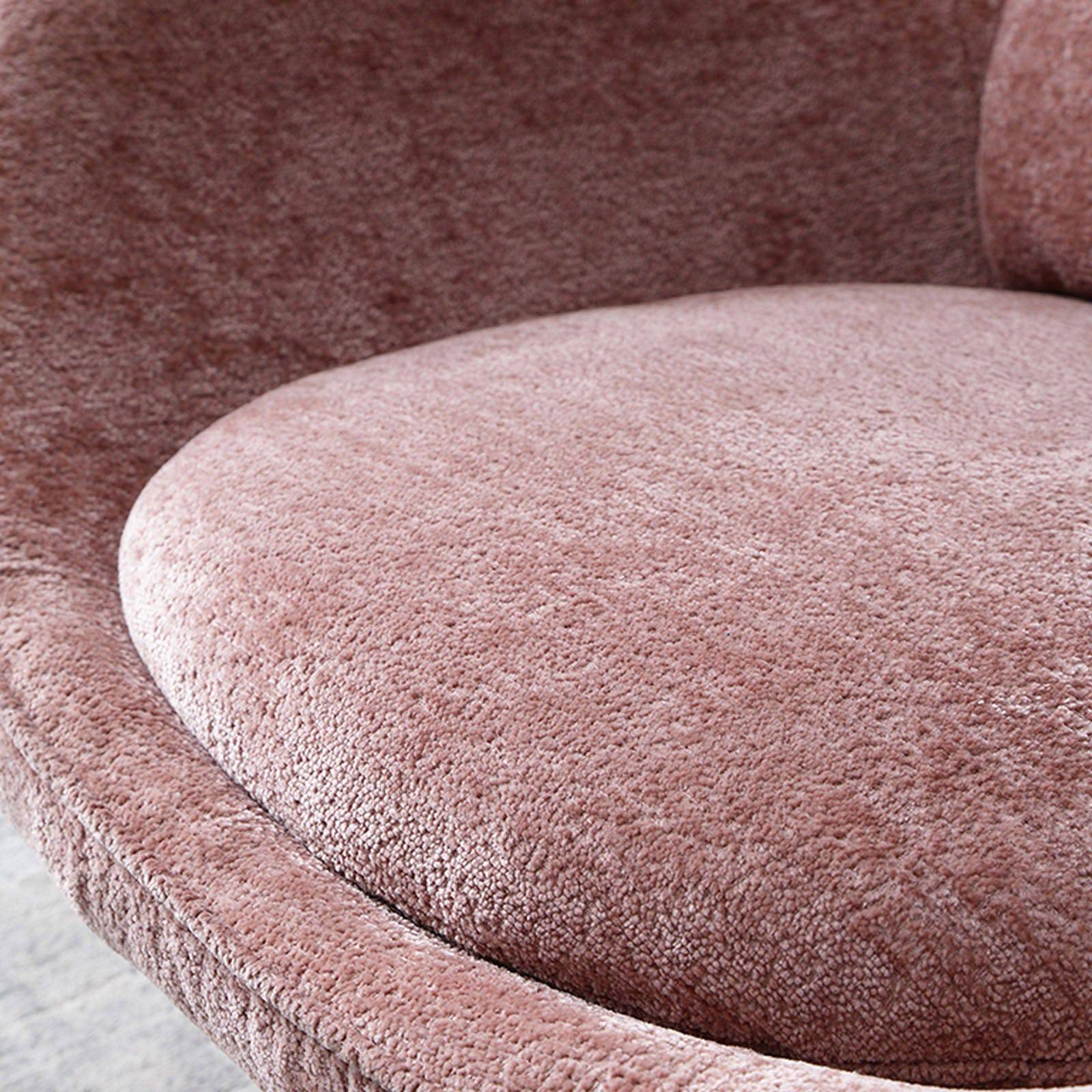 Vigo Swivel Lounge Chair Lc017-P - Lounge Chairs - ebarza Furniture UAE | Shop Modern Furniture in Abu Dhabi & Dubai - مفروشات ايبازرا في الامارات | تسوق اثاث عصري وديكورات مميزة في دبي وابوظبي