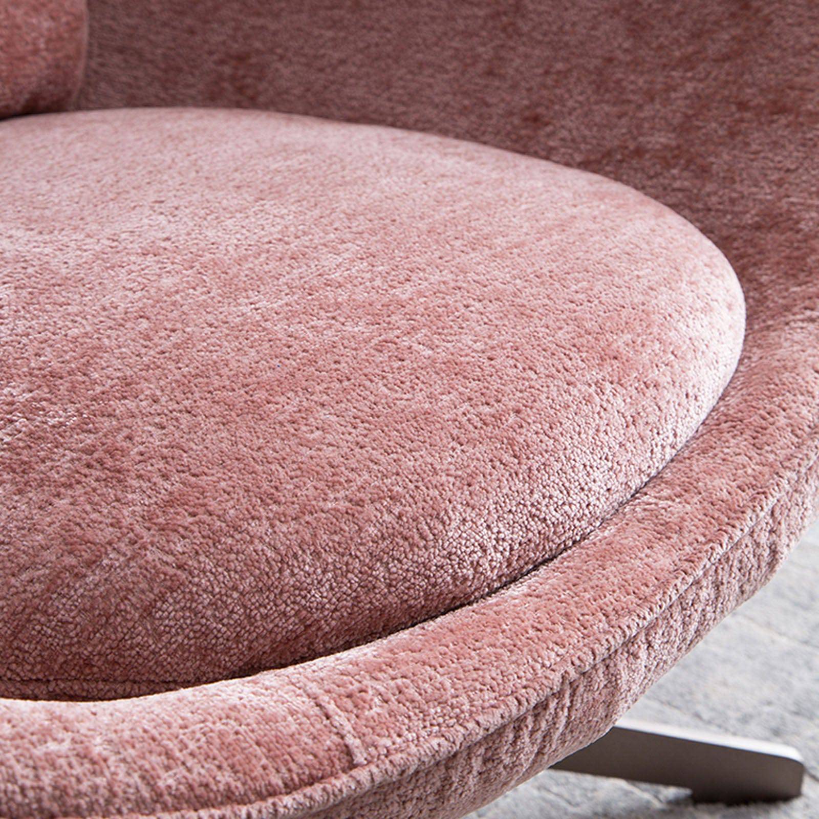 Vigo Swivel Lounge Chair Lc017-P - Lounge Chairs - ebarza Furniture UAE | Shop Modern Furniture in Abu Dhabi & Dubai - مفروشات ايبازرا في الامارات | تسوق اثاث عصري وديكورات مميزة في دبي وابوظبي